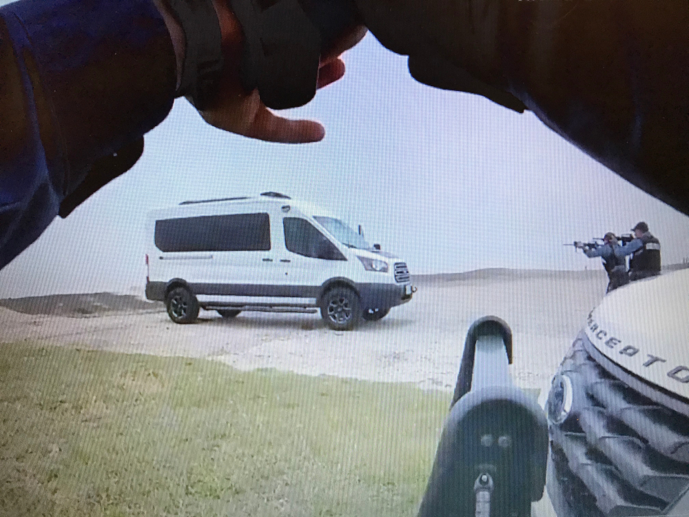 I requested the body camera footage from the state. It was hard to watch. I'm just thankful that the police showed restraint. 