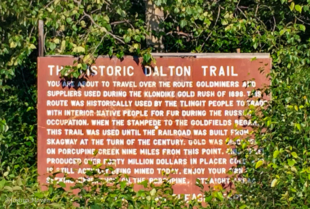 Originally called the grease trail by the native Tlingits because of the eulachon oil (used to make candles) traded along the route.