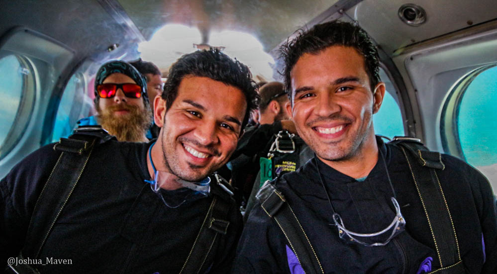 Honestly, this was pretty sketch. Few instructions were given until we were strapped into the instructor minutes before we jumped.