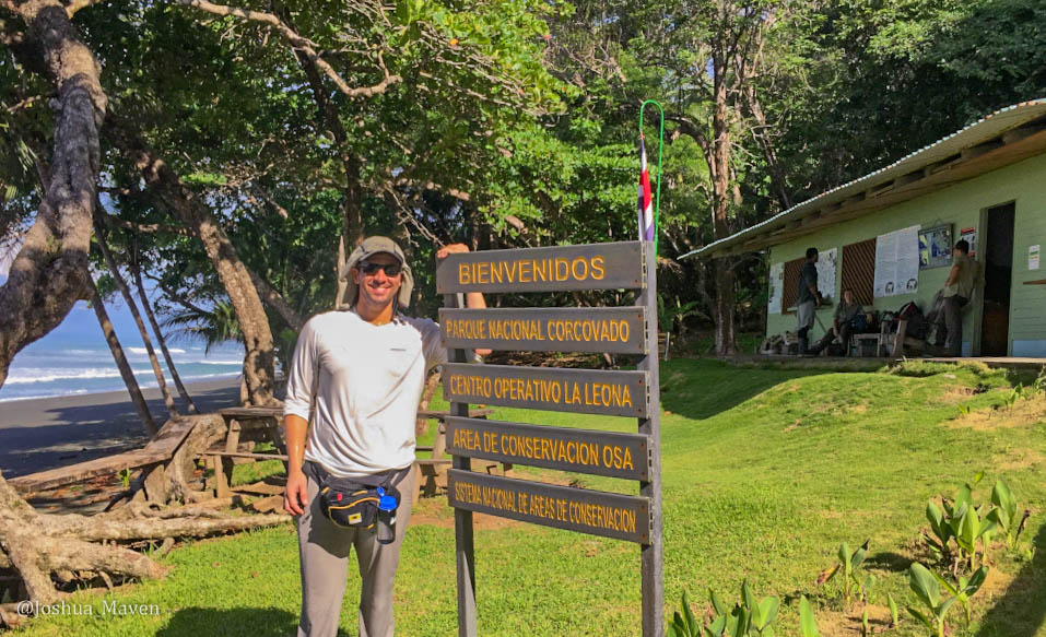 Notice how I was all smiles at first. Funny how things can change once you start to see deadly animals in the wild.