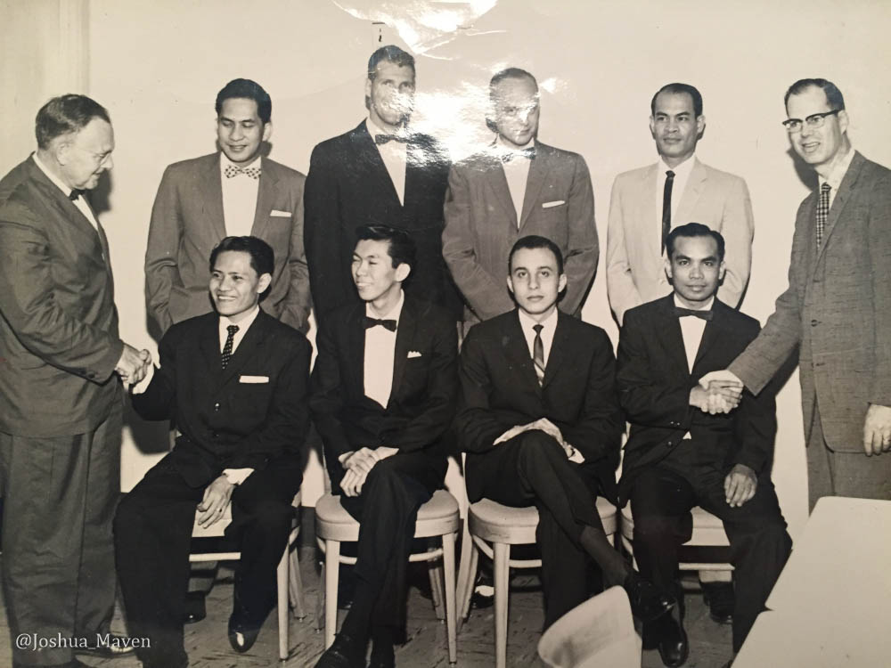 My father (second from right) in 1964 after completion of his first year at Elyria Memorial Hospital in Ohio.