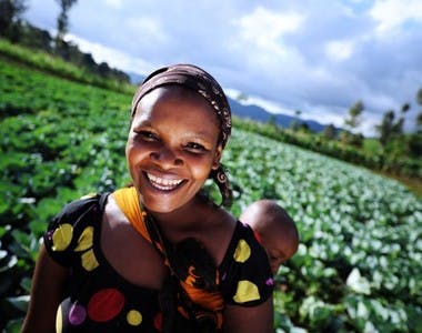 african woman farming