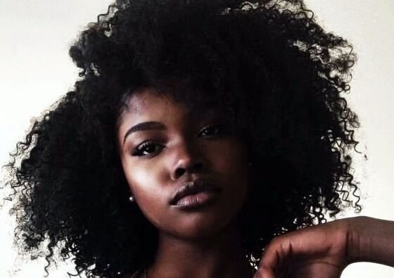 black afro hair