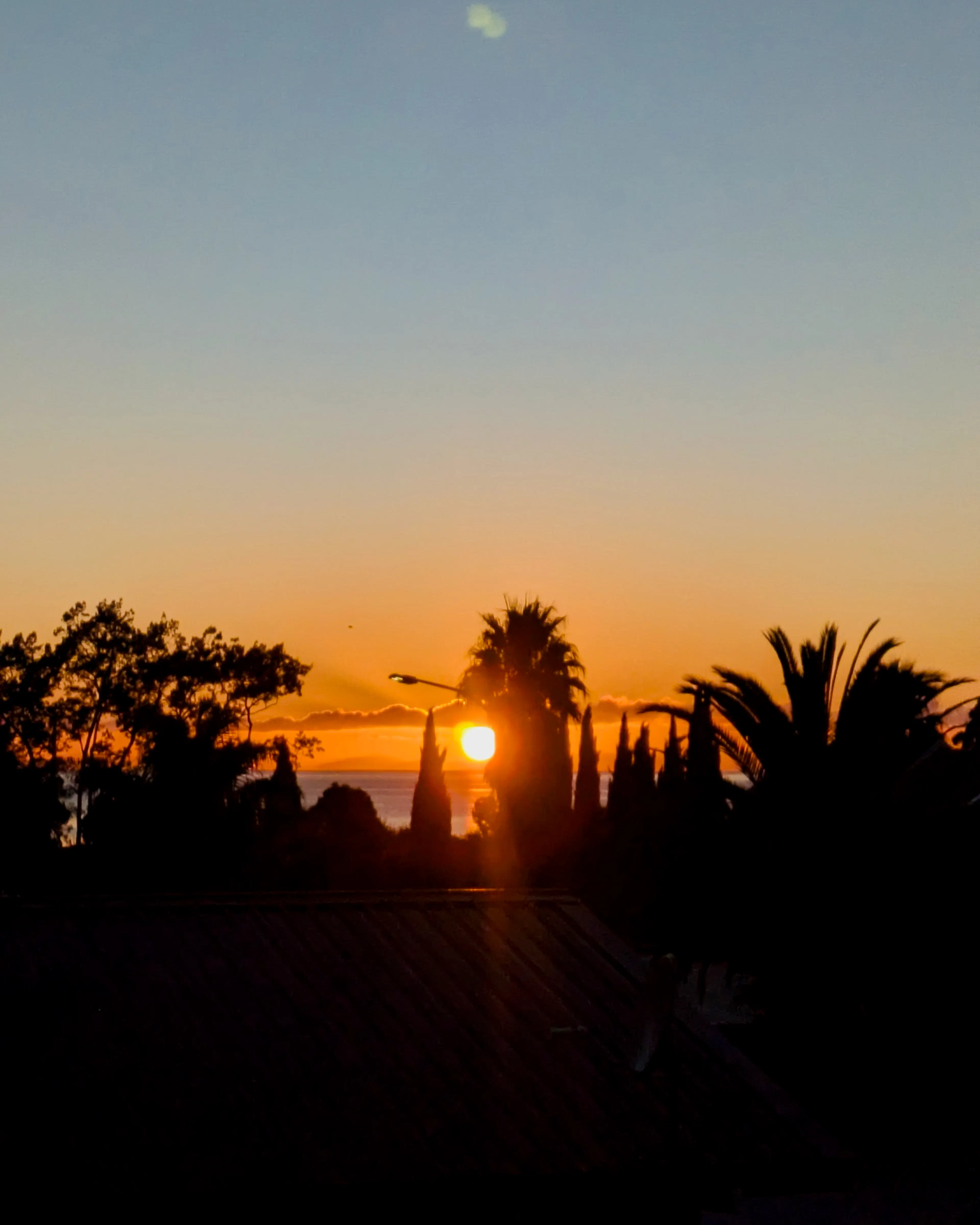 Sunrise from my apartment in Kaiteriteri