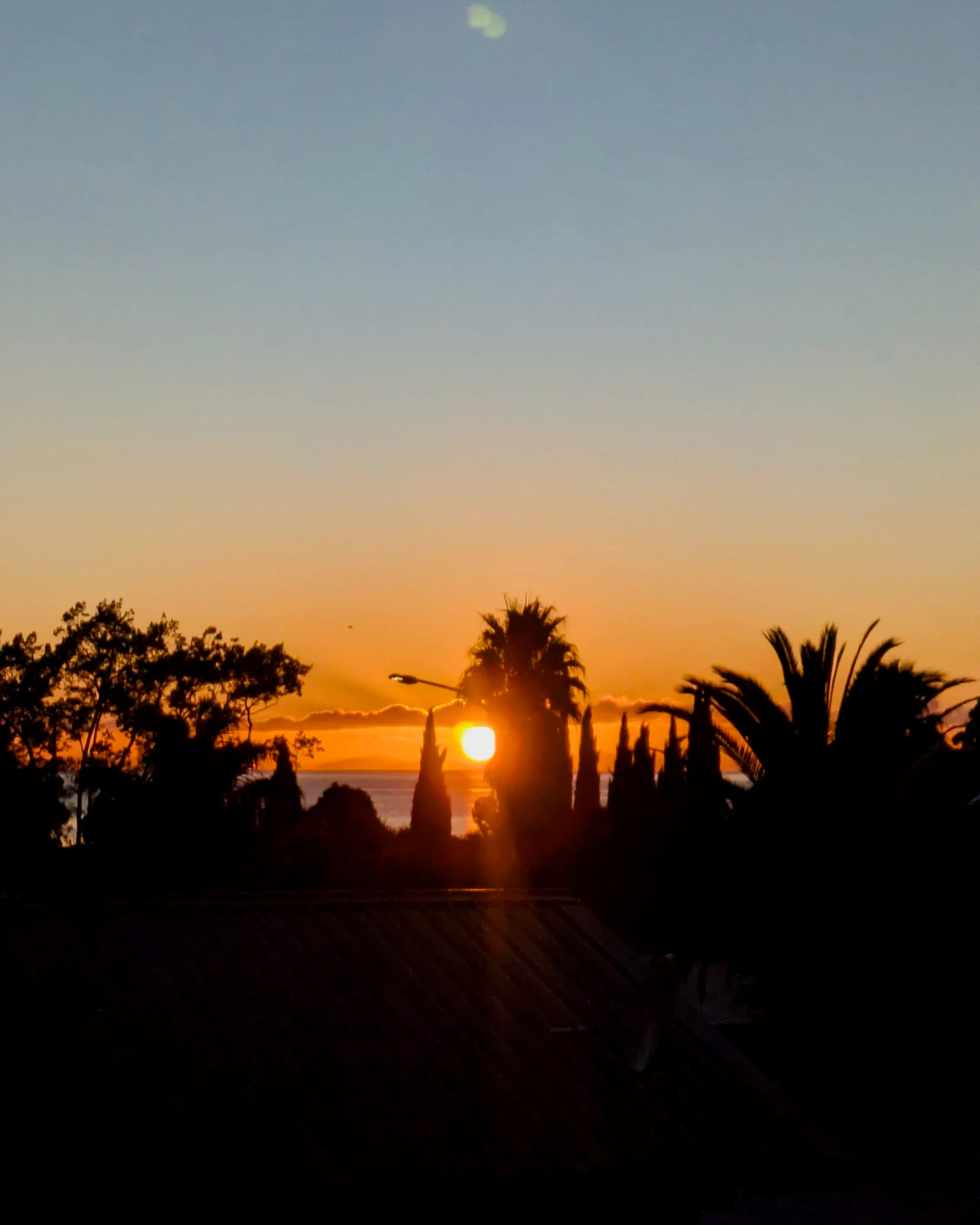 Sunrise from my apartment in Kaiteriteri