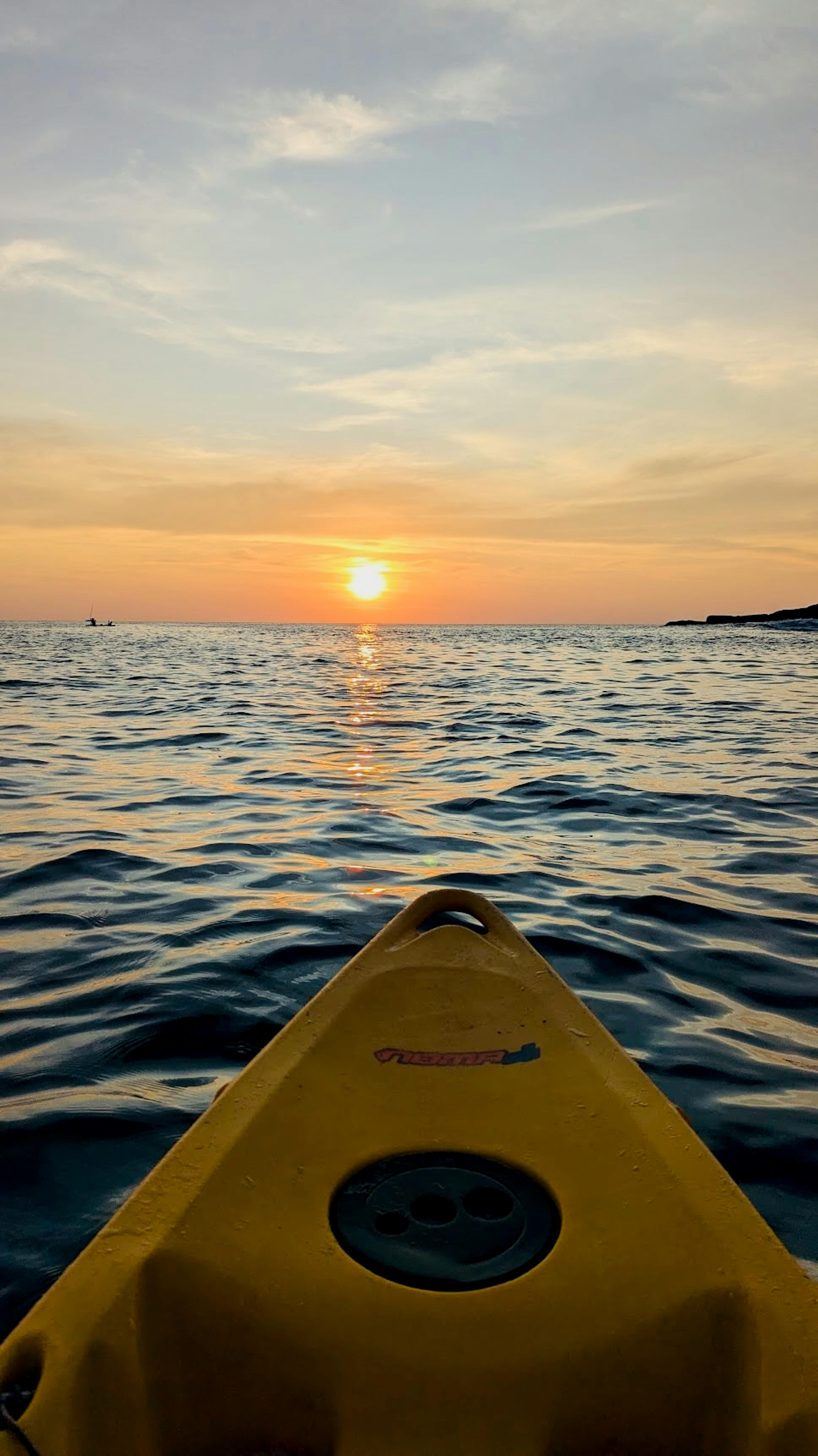 Sunset kayak at Yanui Beach