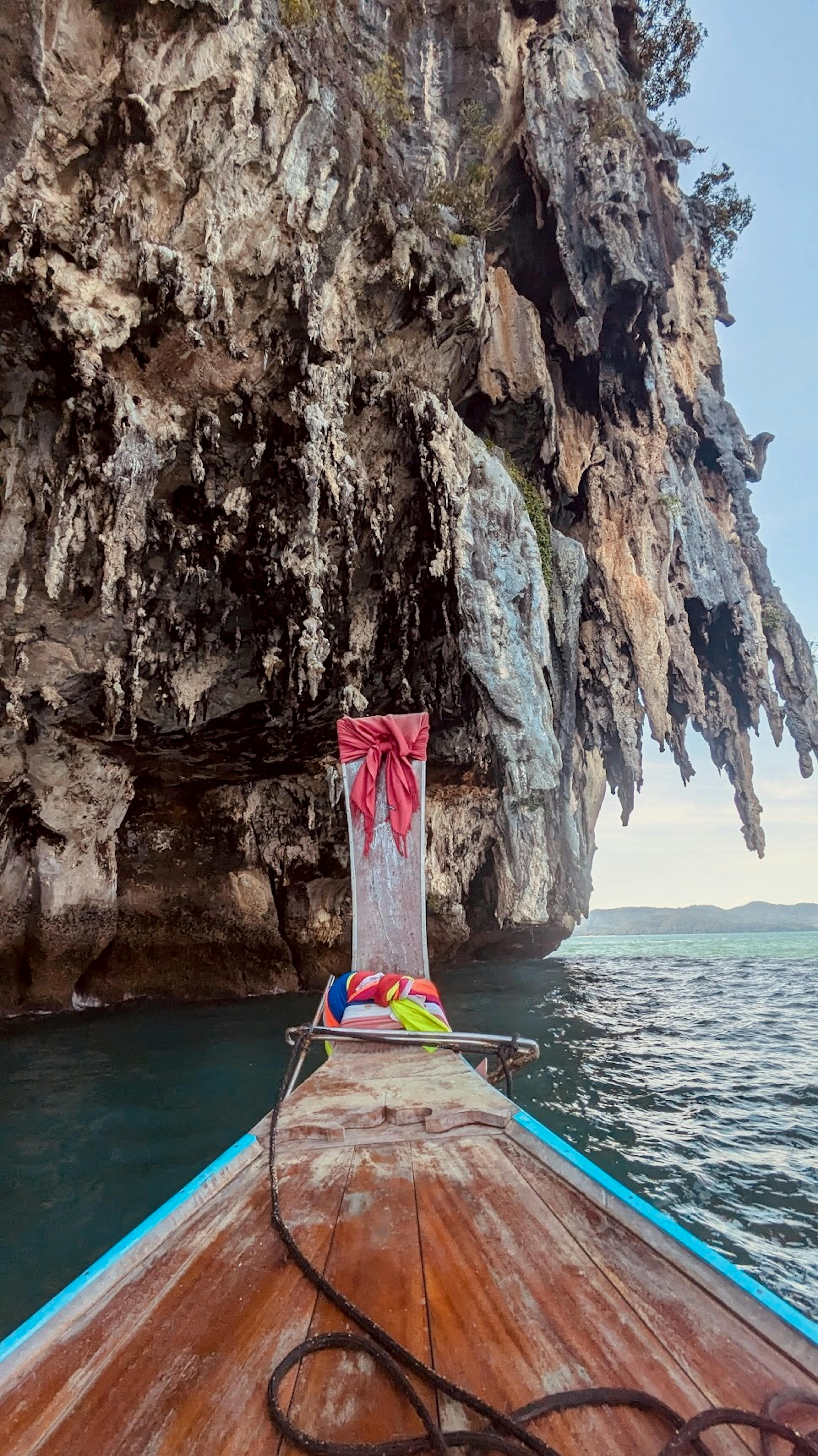 Limestone cliff in Phang Nga Bay