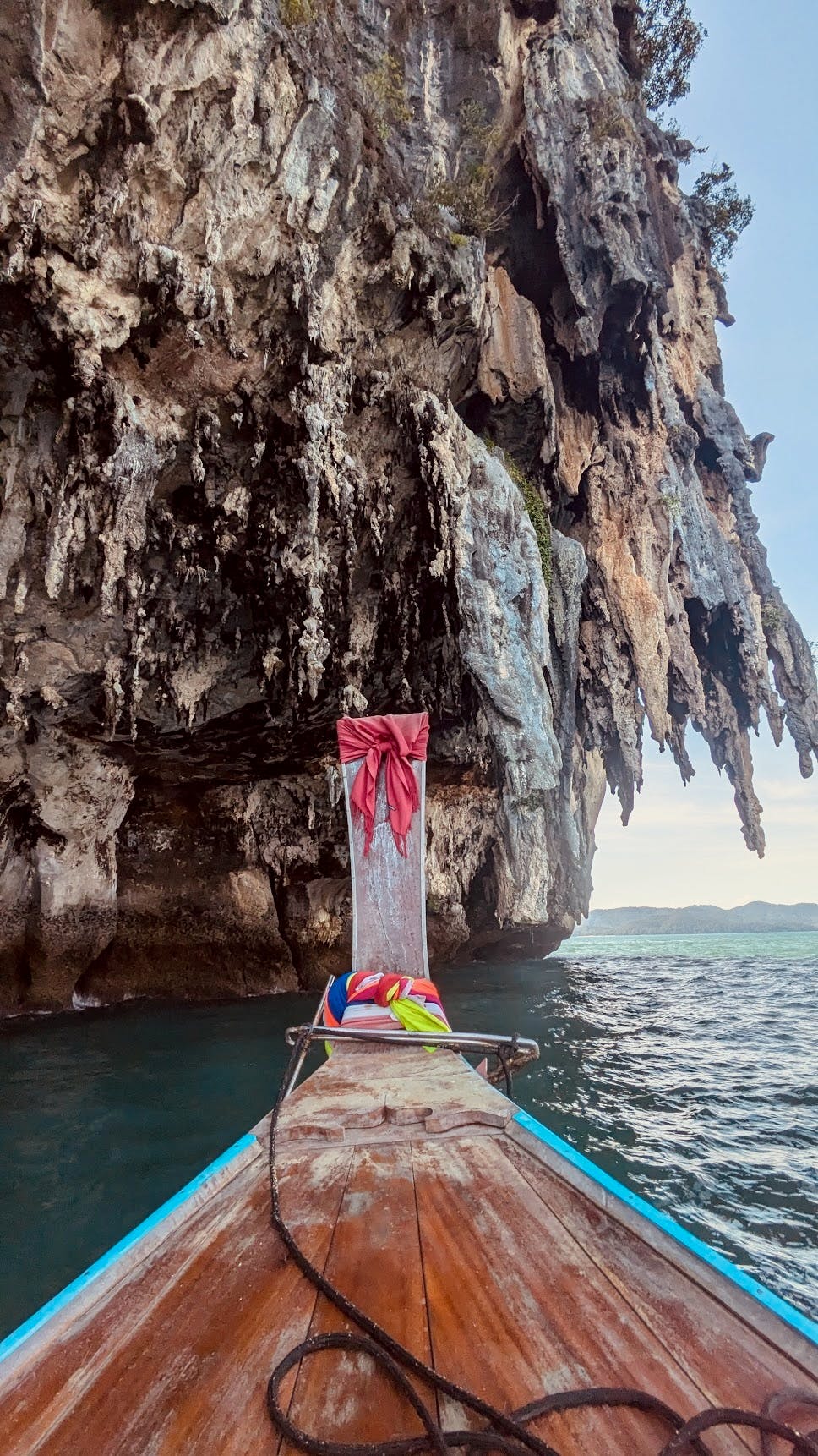 Limestone cliff in Phang Nga Bay