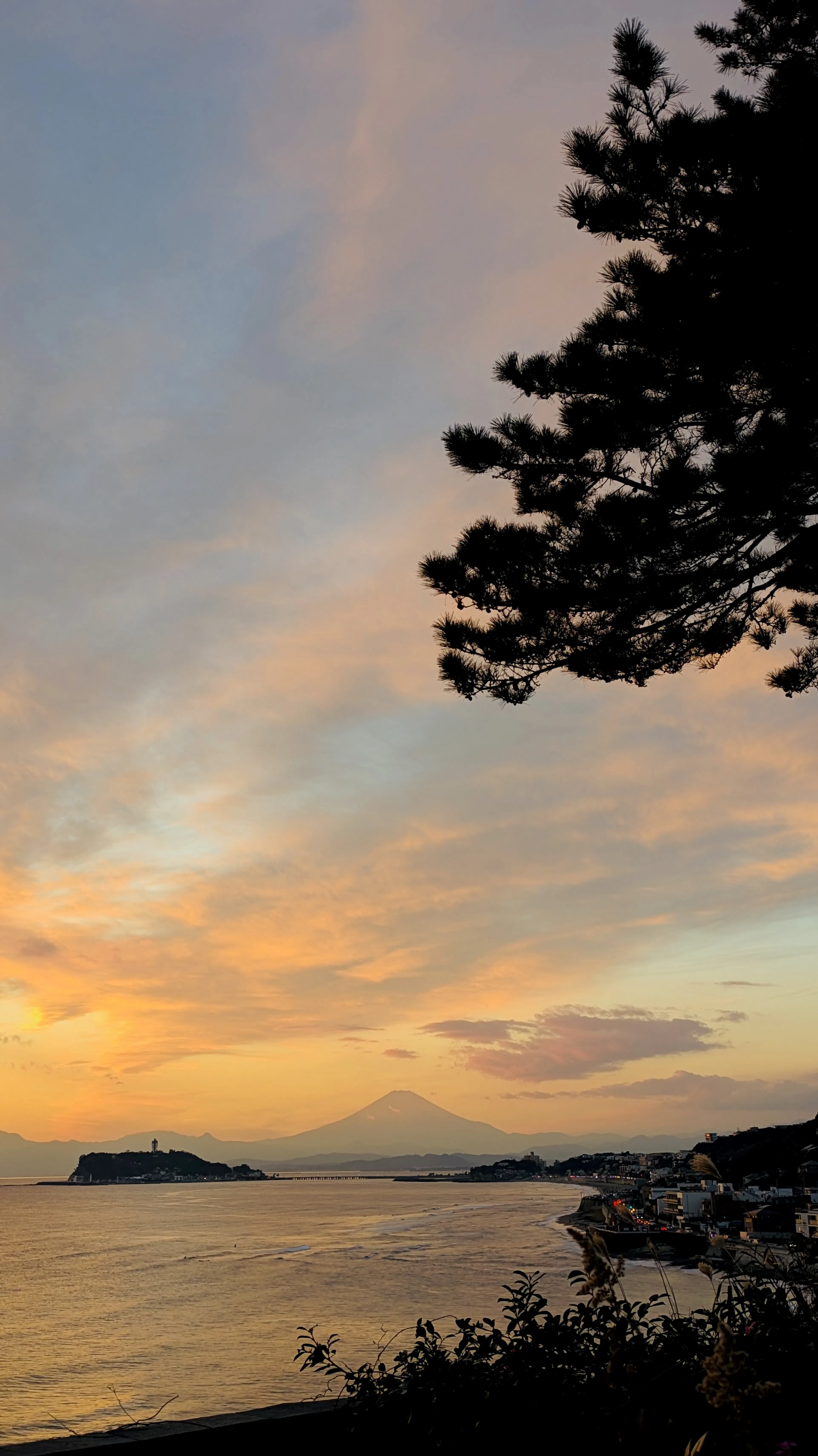 The most gorgeous sunset over Mt Fuji