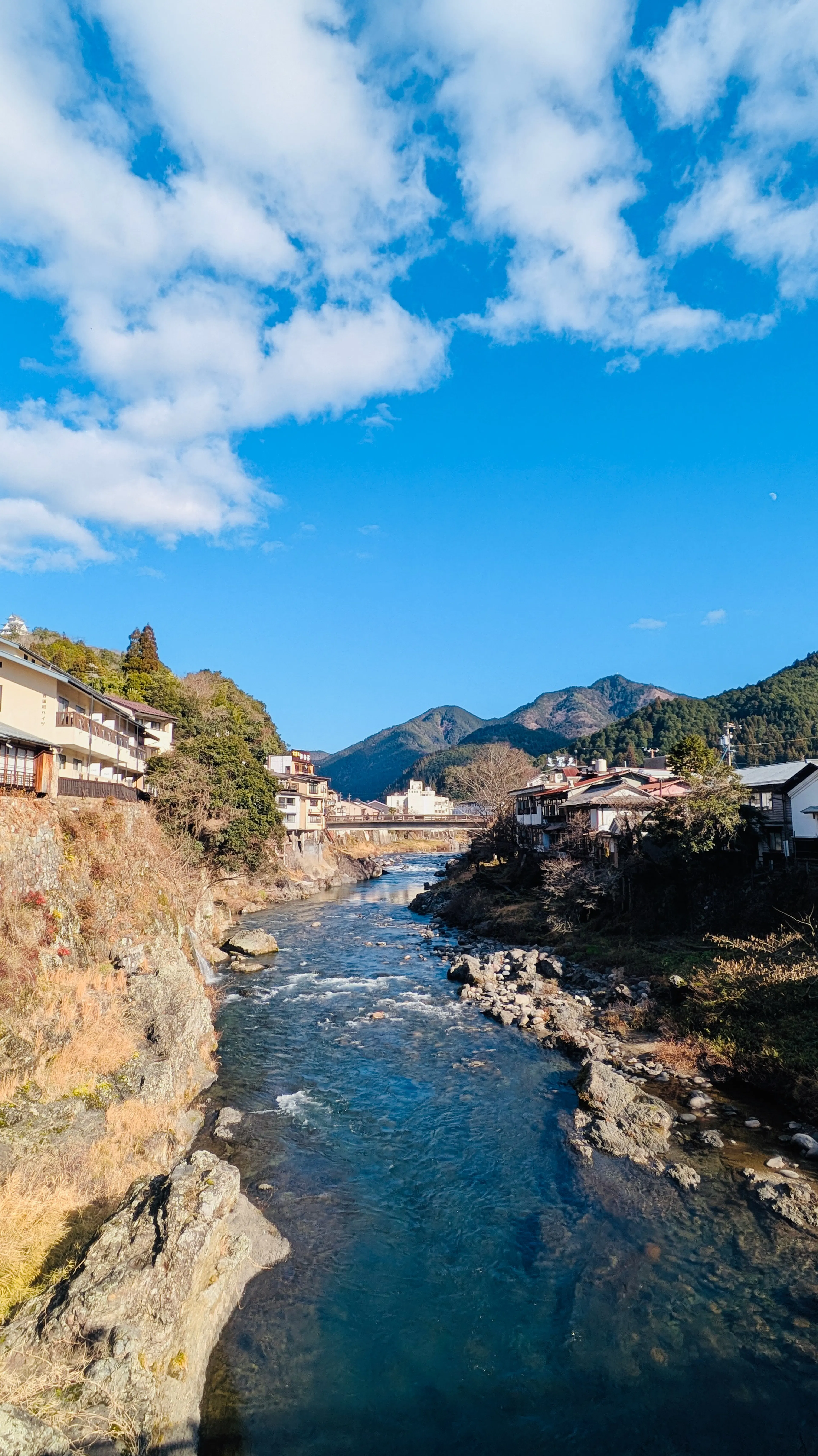 Gorgeous river view of Gujo Hachiman