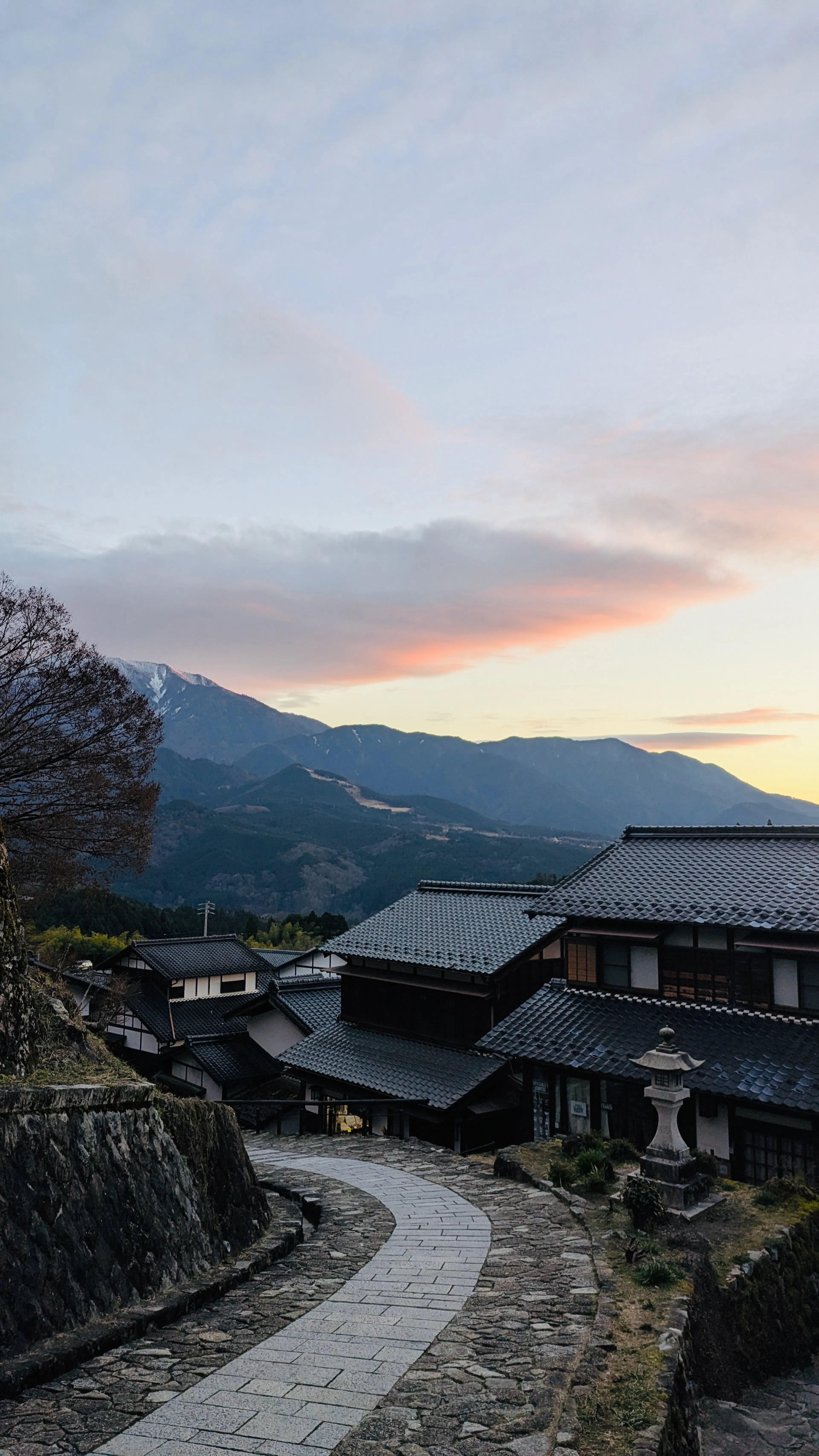 Stunning mountain view from Magome