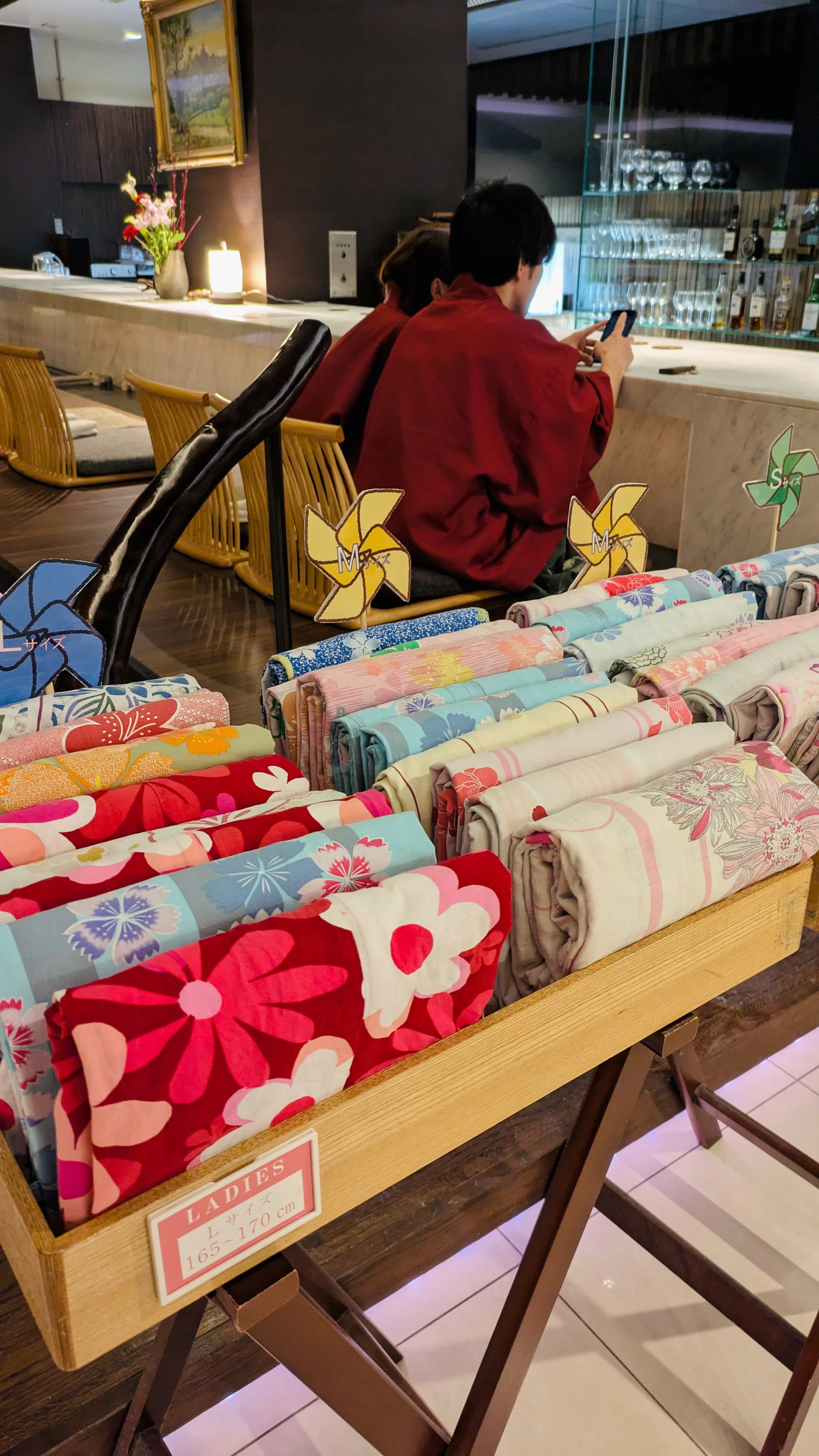 I loved being able to choose my yukata