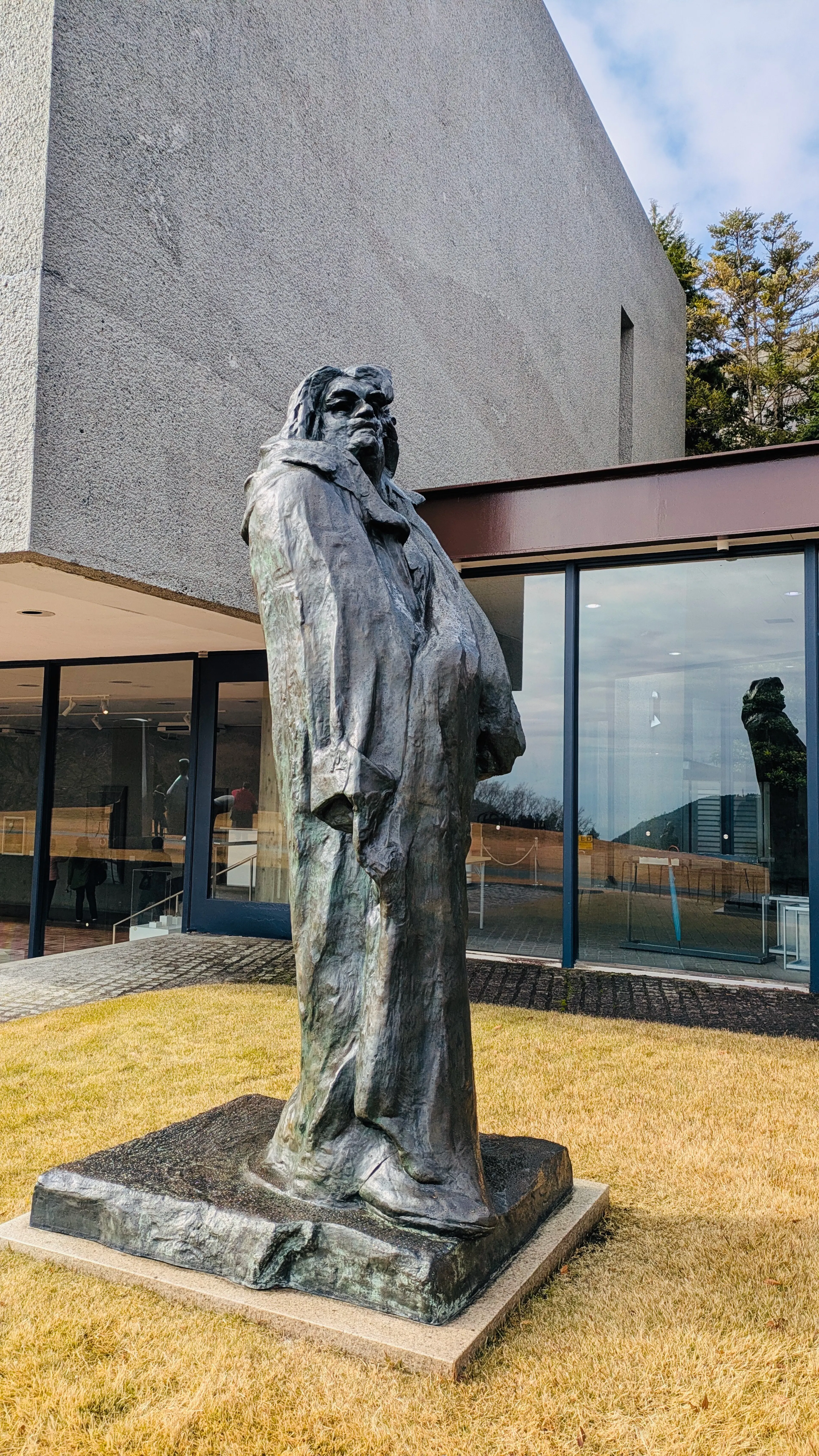 I was welcomed by Rodin's Balzac as I walked into the Open-Air Museum