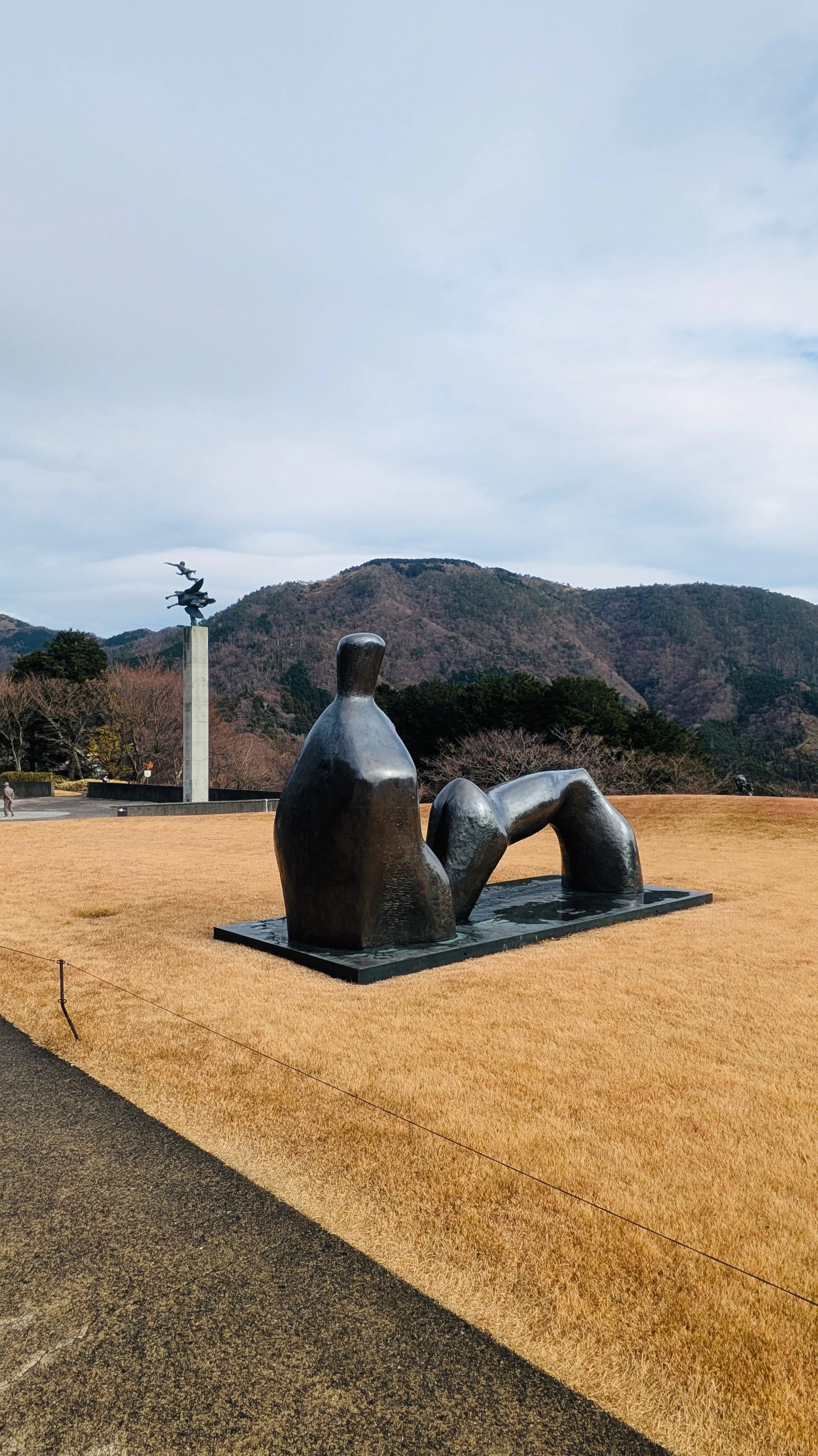 Henry Moore in the mountains