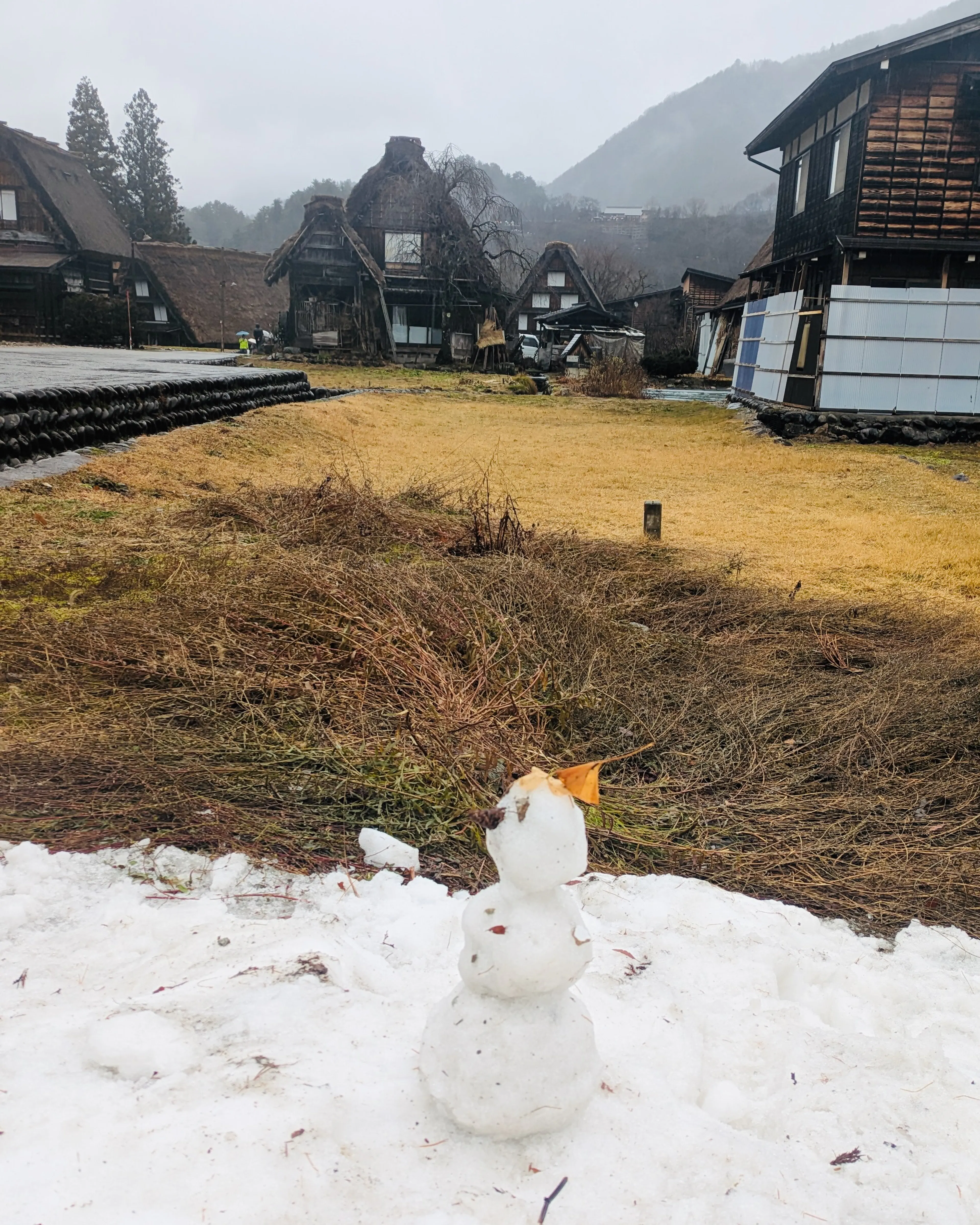 Shirakawa-go in the snow