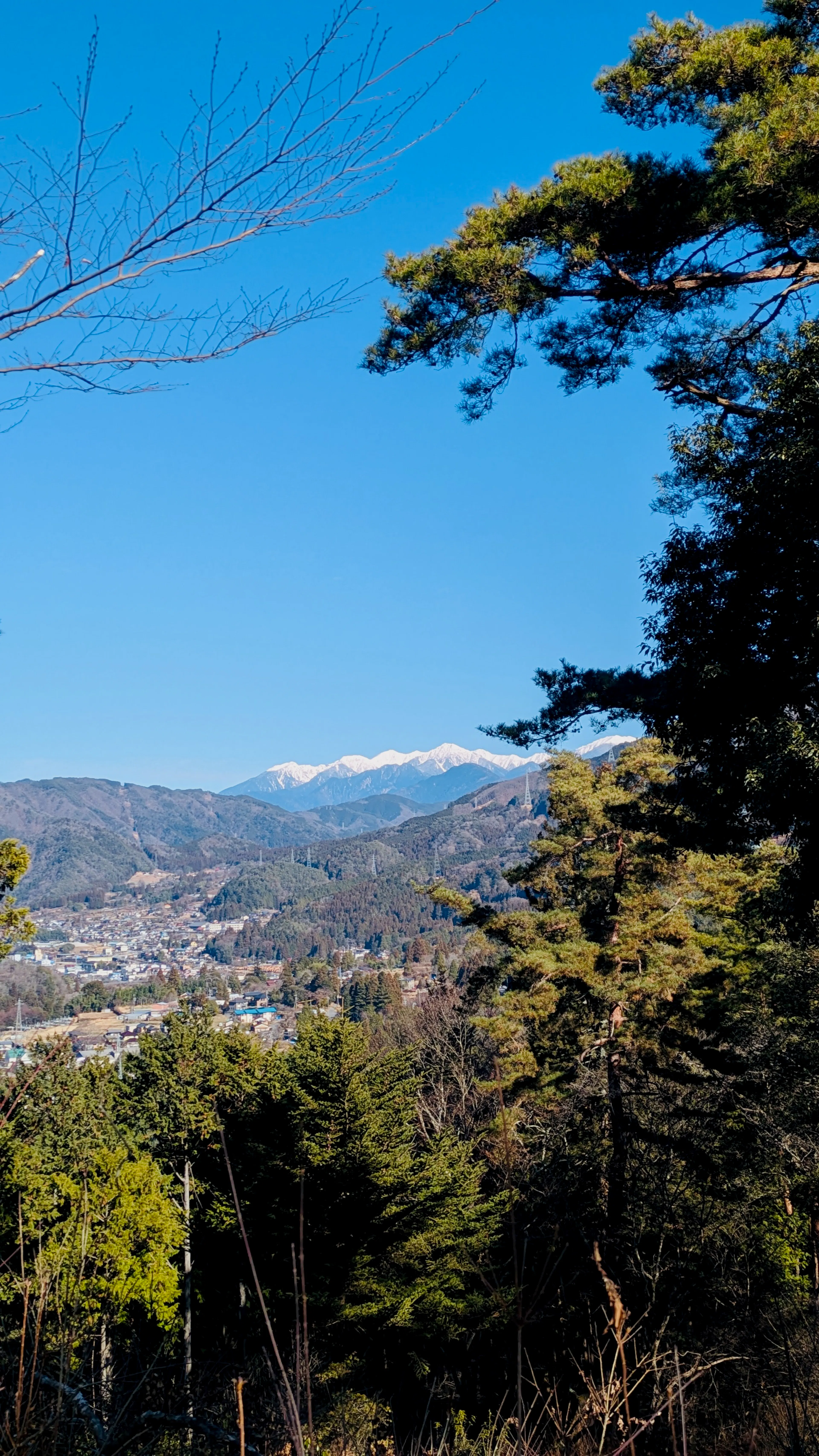View from Tsumago castle ruins