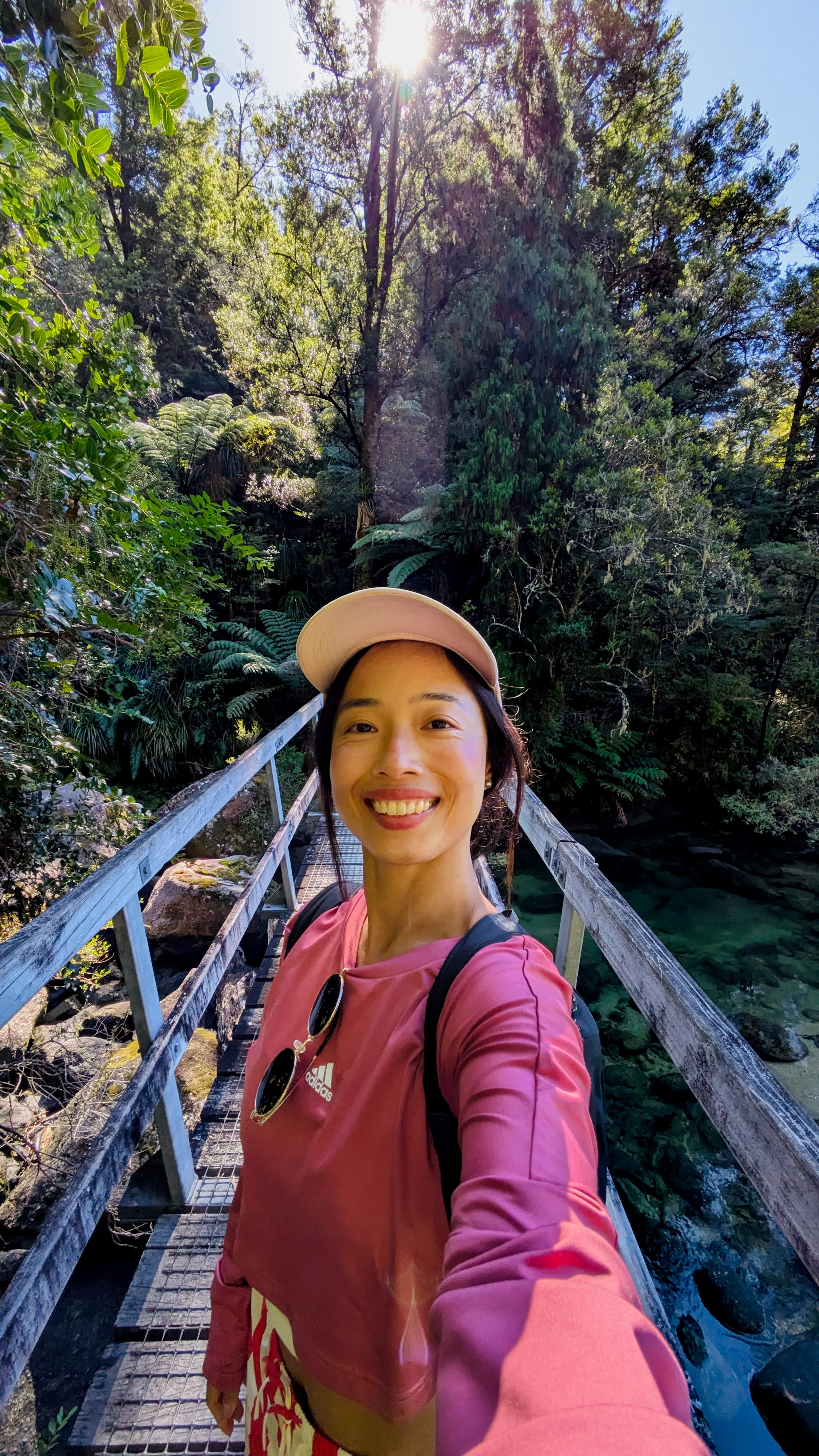 So many beautiful swing bridges between Torrent Bay and Onetahuti