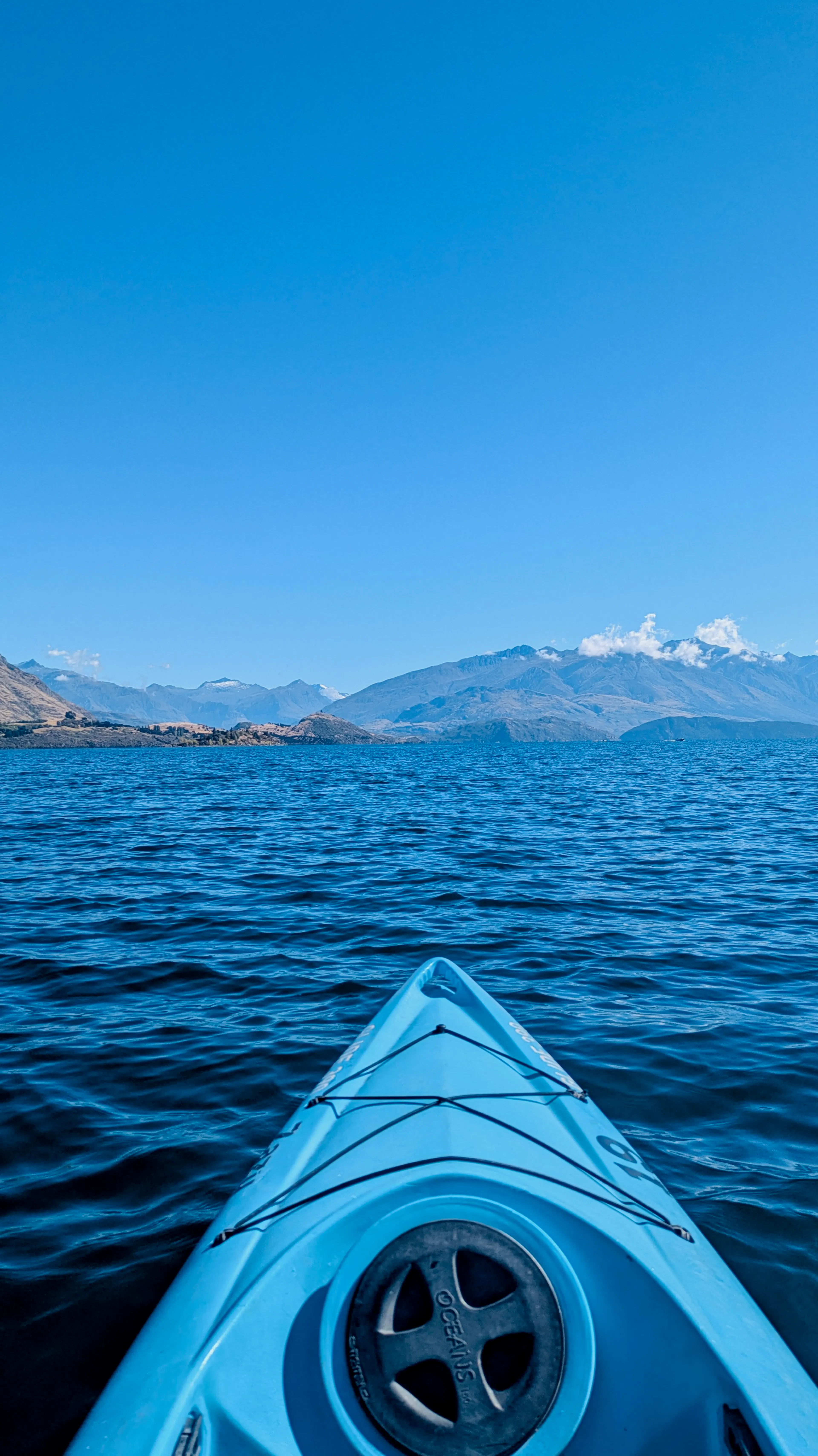 Kayaking on Lake Wanaka