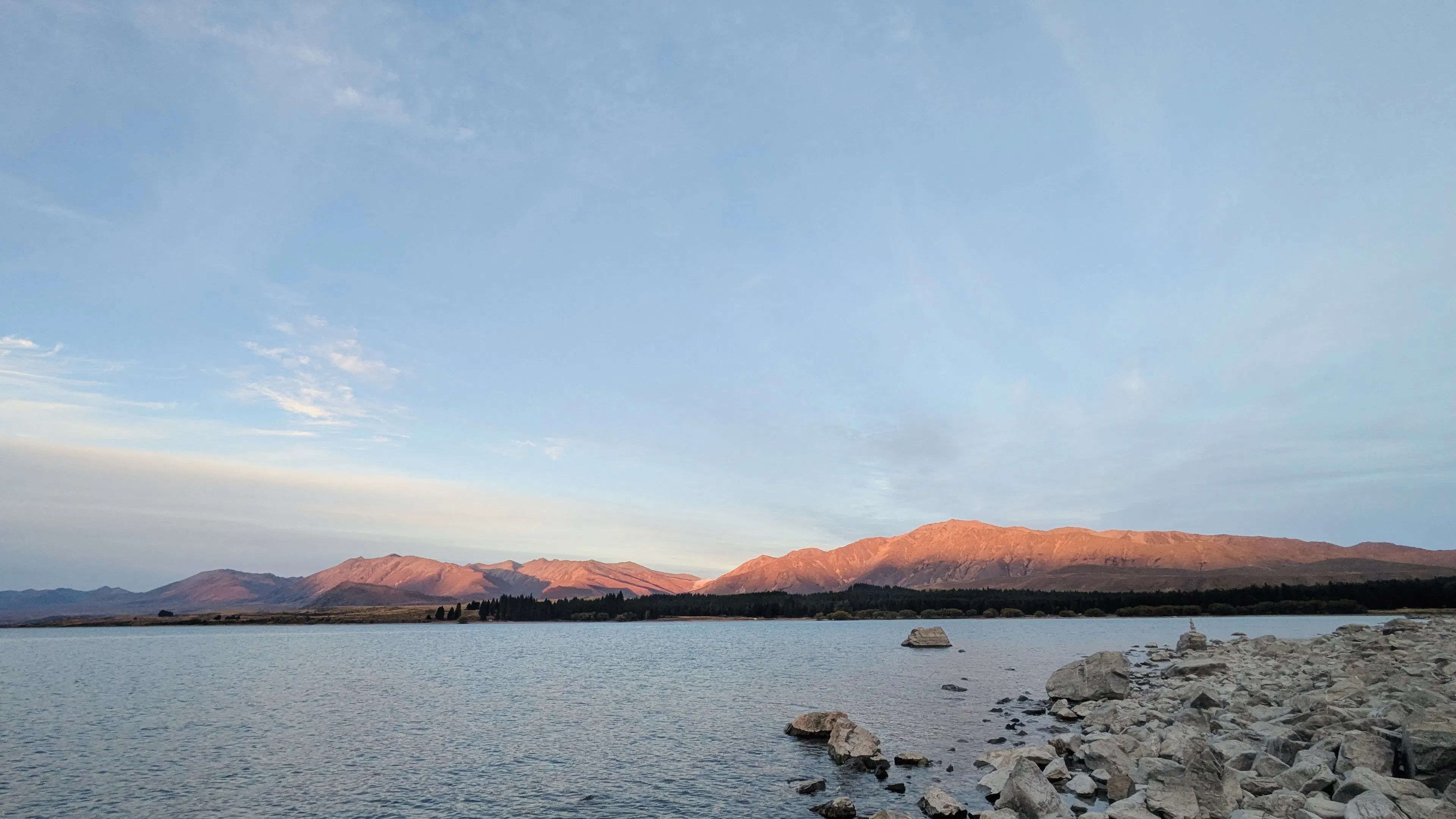 Sunset at Lake Tekapo