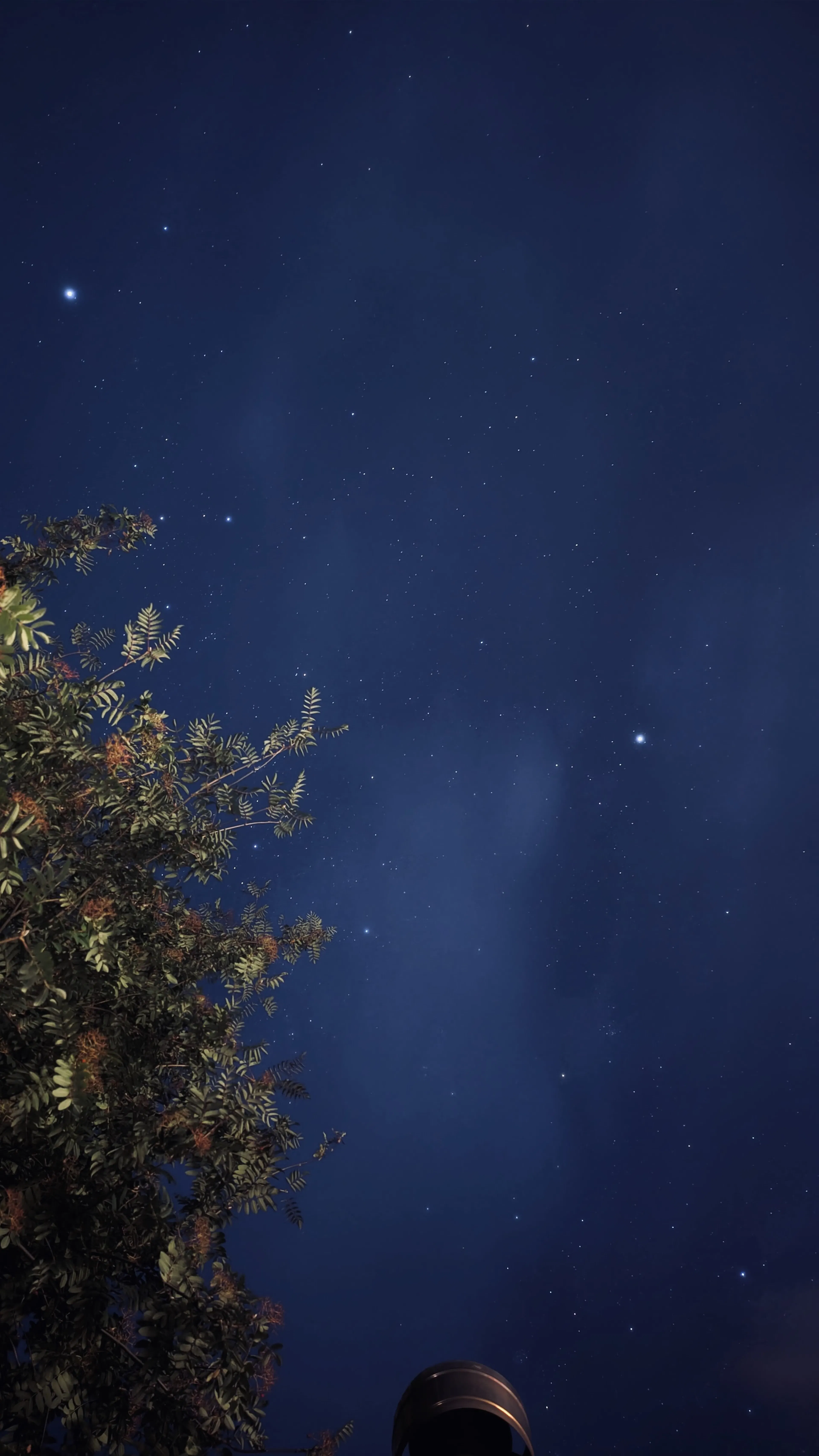 Could see plenty of stars even on a cloudy night