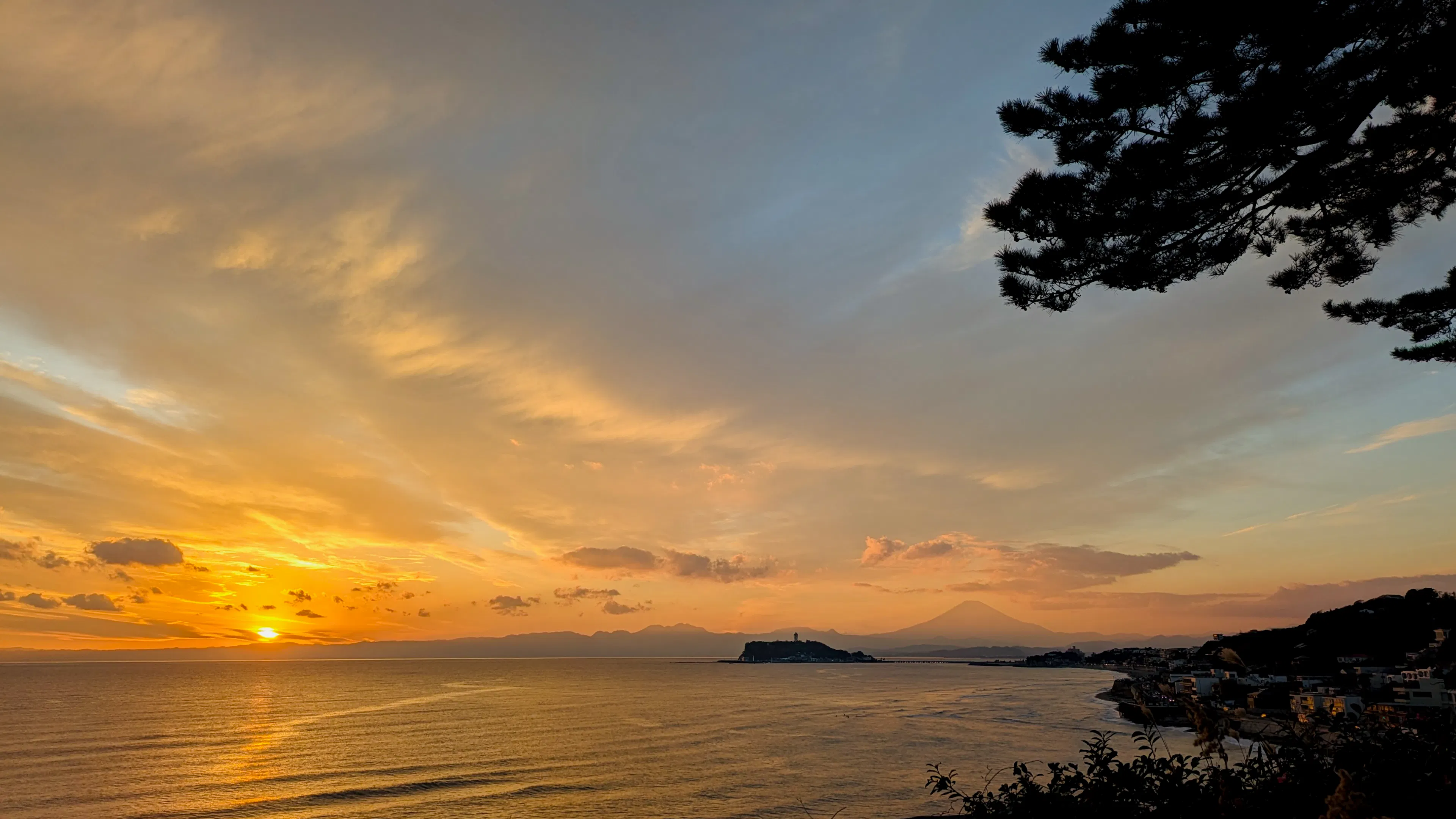 Mt Fuji at sunset