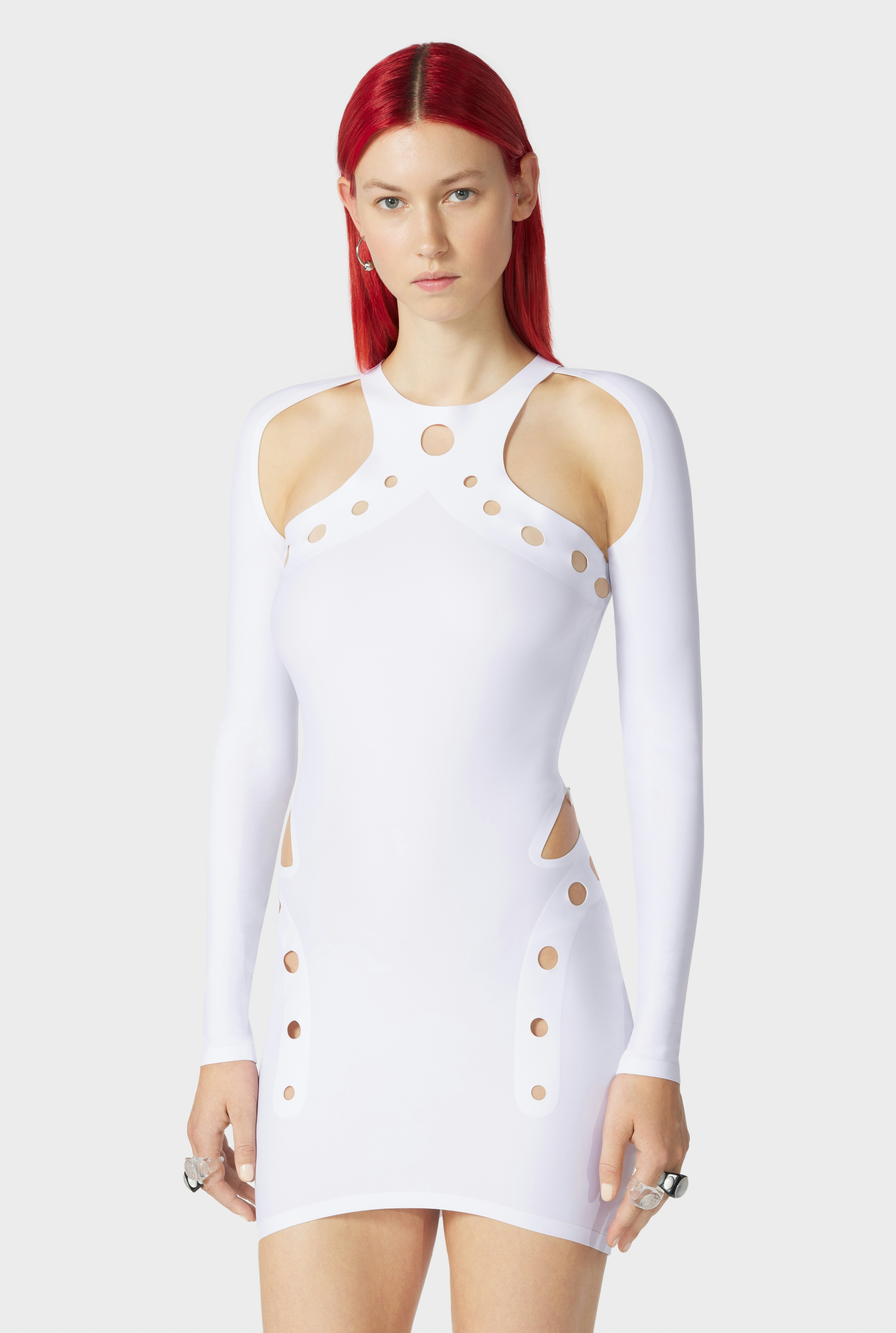 The White Perforated Dress Jean Paul Gaultier