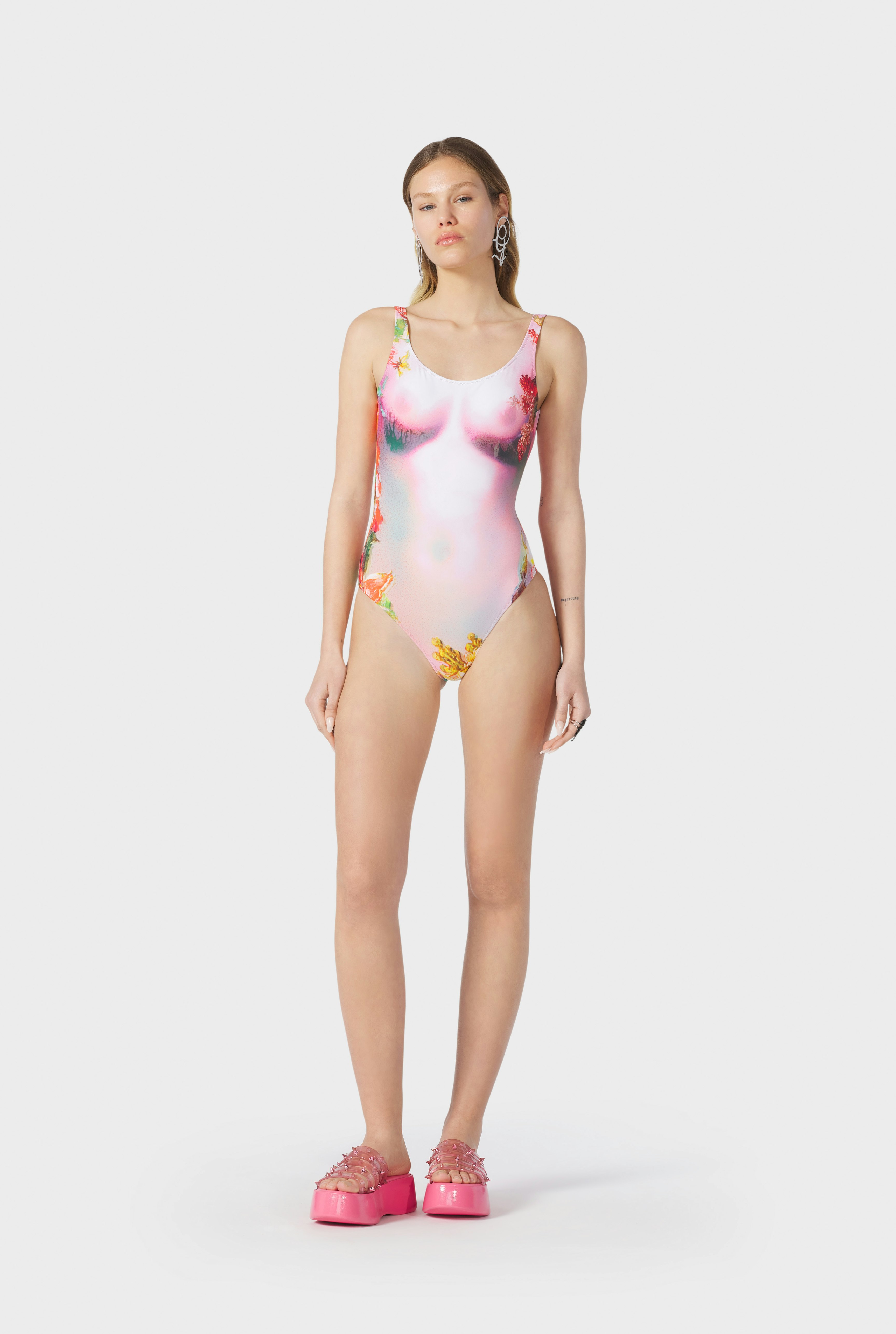 The Pink Body Flower Swimsuit