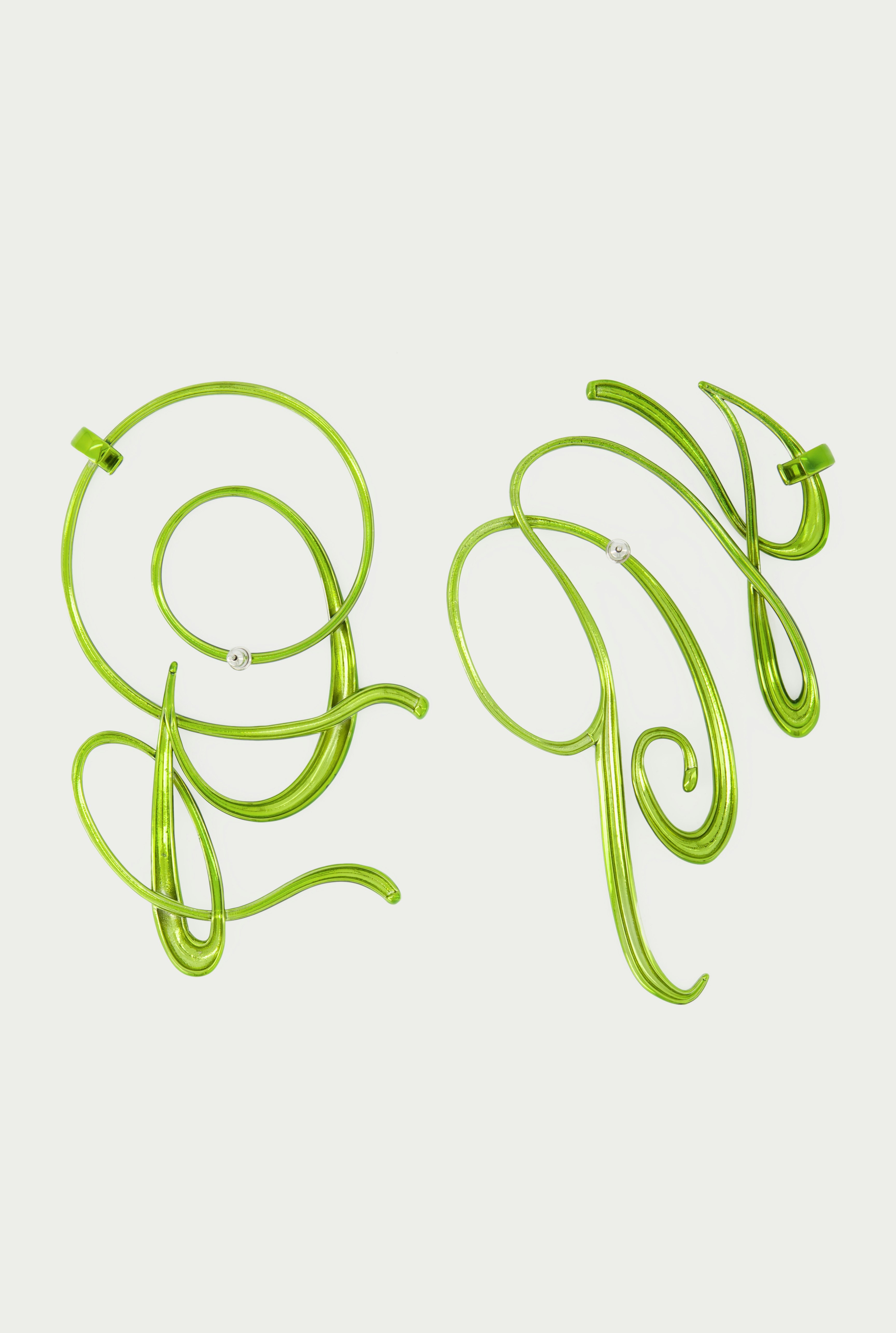 The JPG Calligraphy Earrings Jean Paul Gaultier