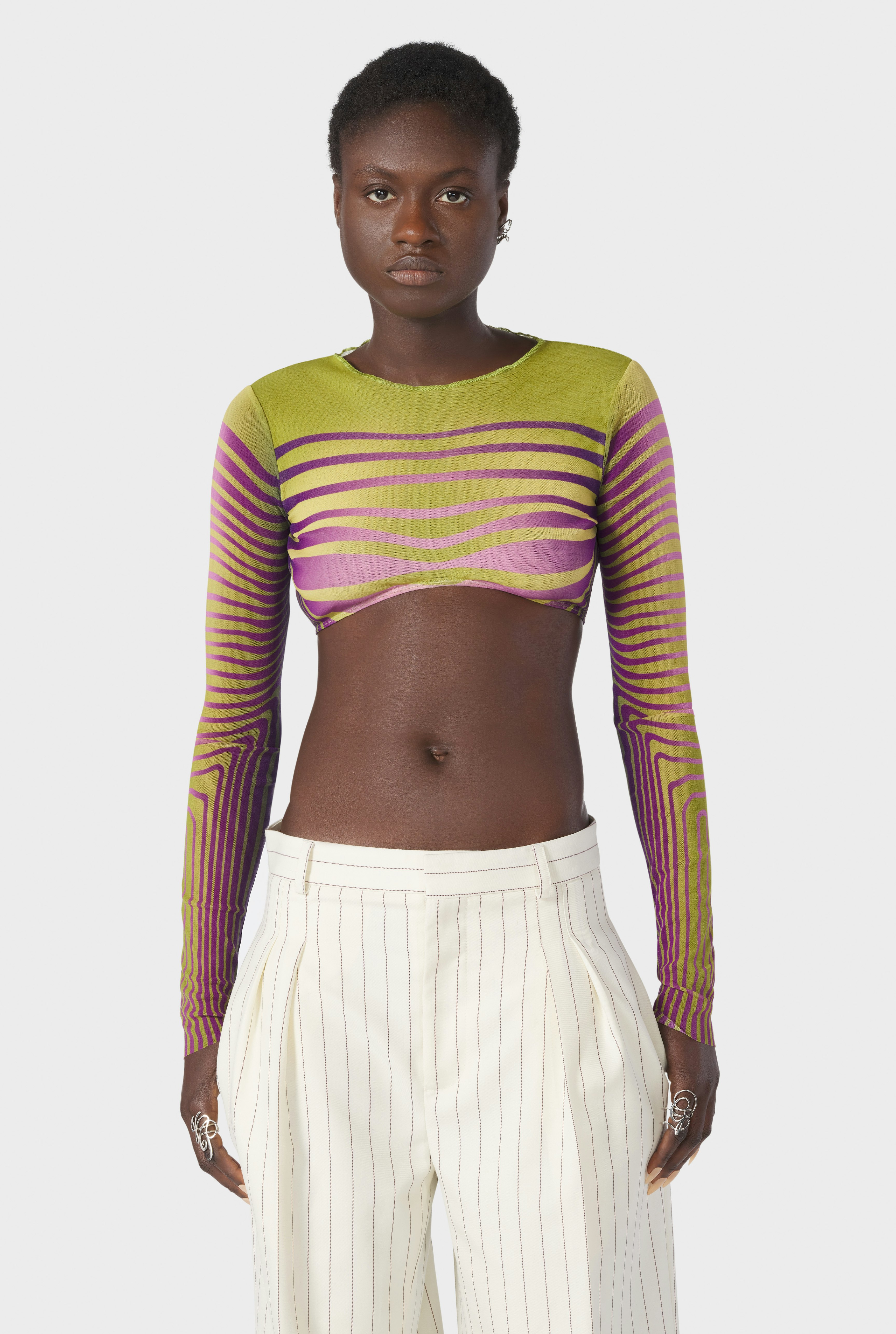 The Green Body Morphing Crop Top