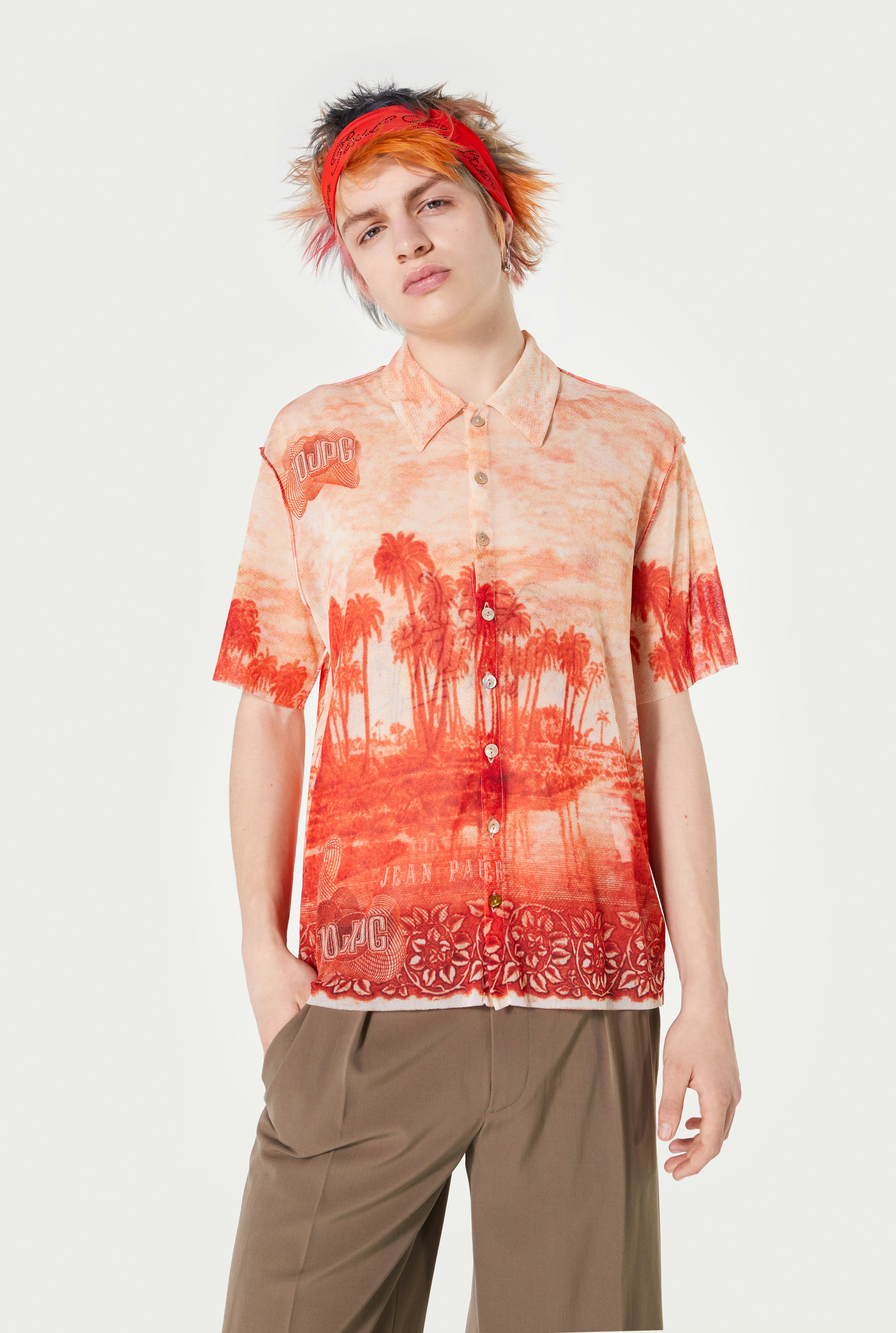 The Palm Tree Summer Shirt Jean Paul Gaultier