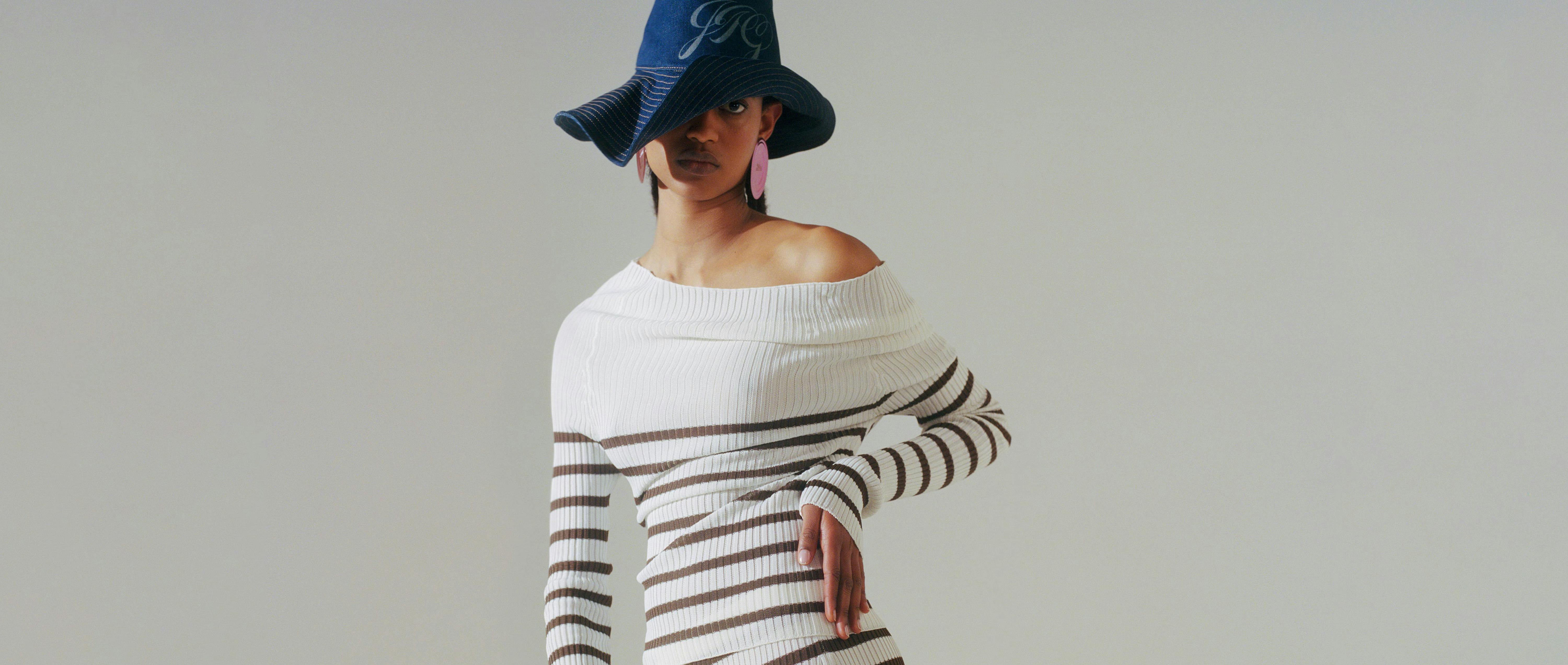 Cardigan Marinière Jean Paul Gaultier - Taille S - Jacquard Laine Fine - Neuf Avec étiquettes