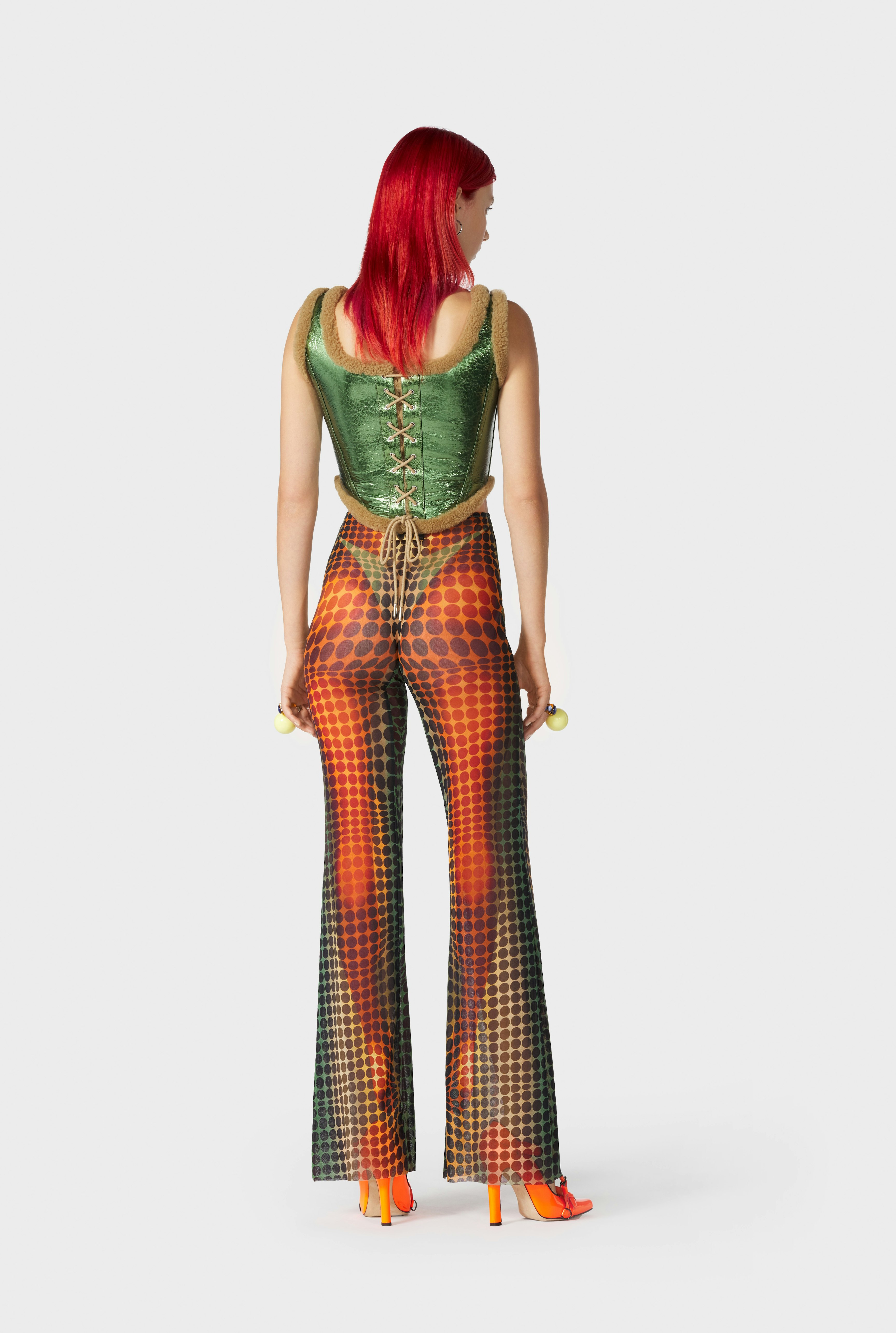 The Laminated Green Corset Jean Paul Gaultier