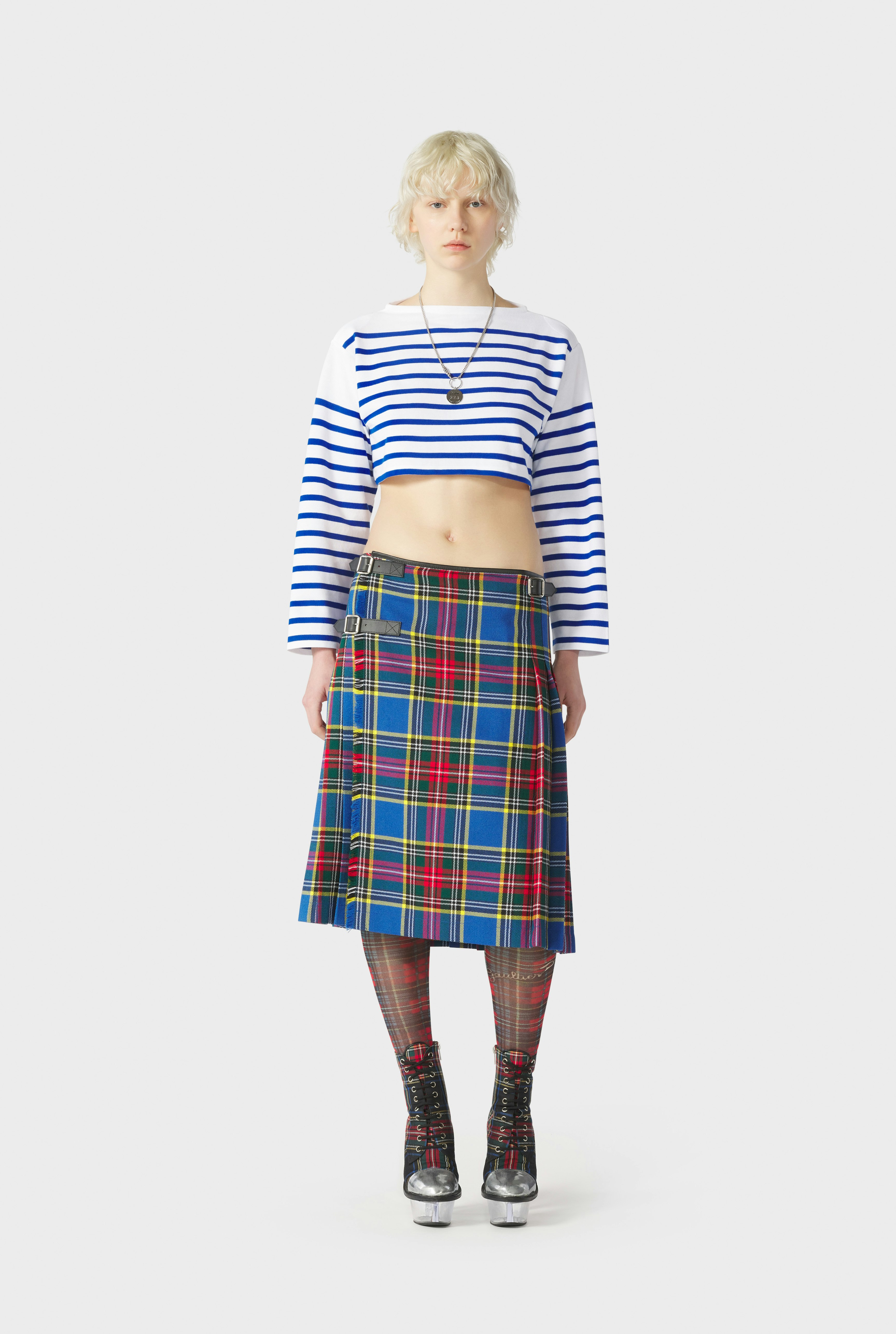 The Marinière Crop Top hover