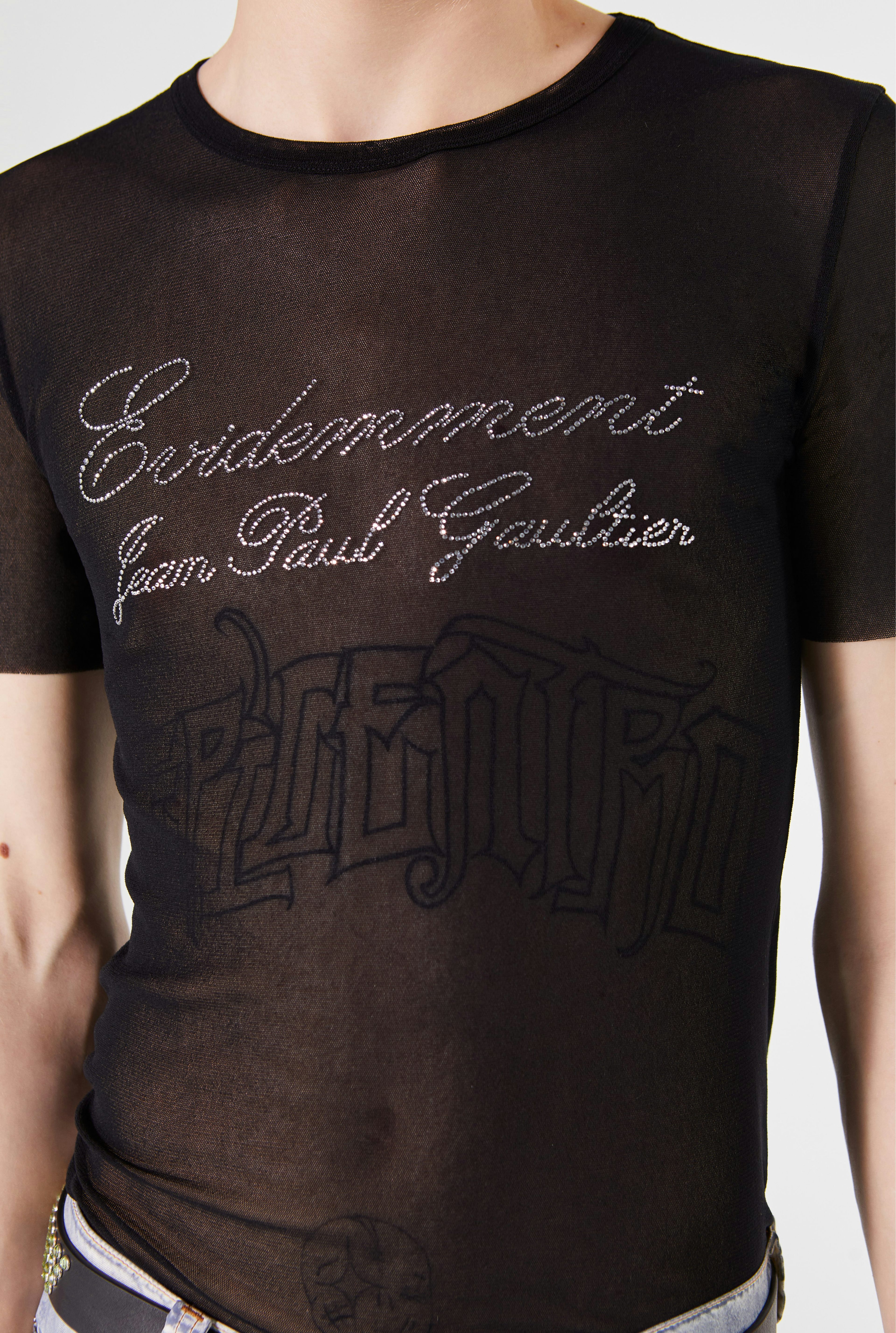 The Black Évidemment Tulle T-Shirt