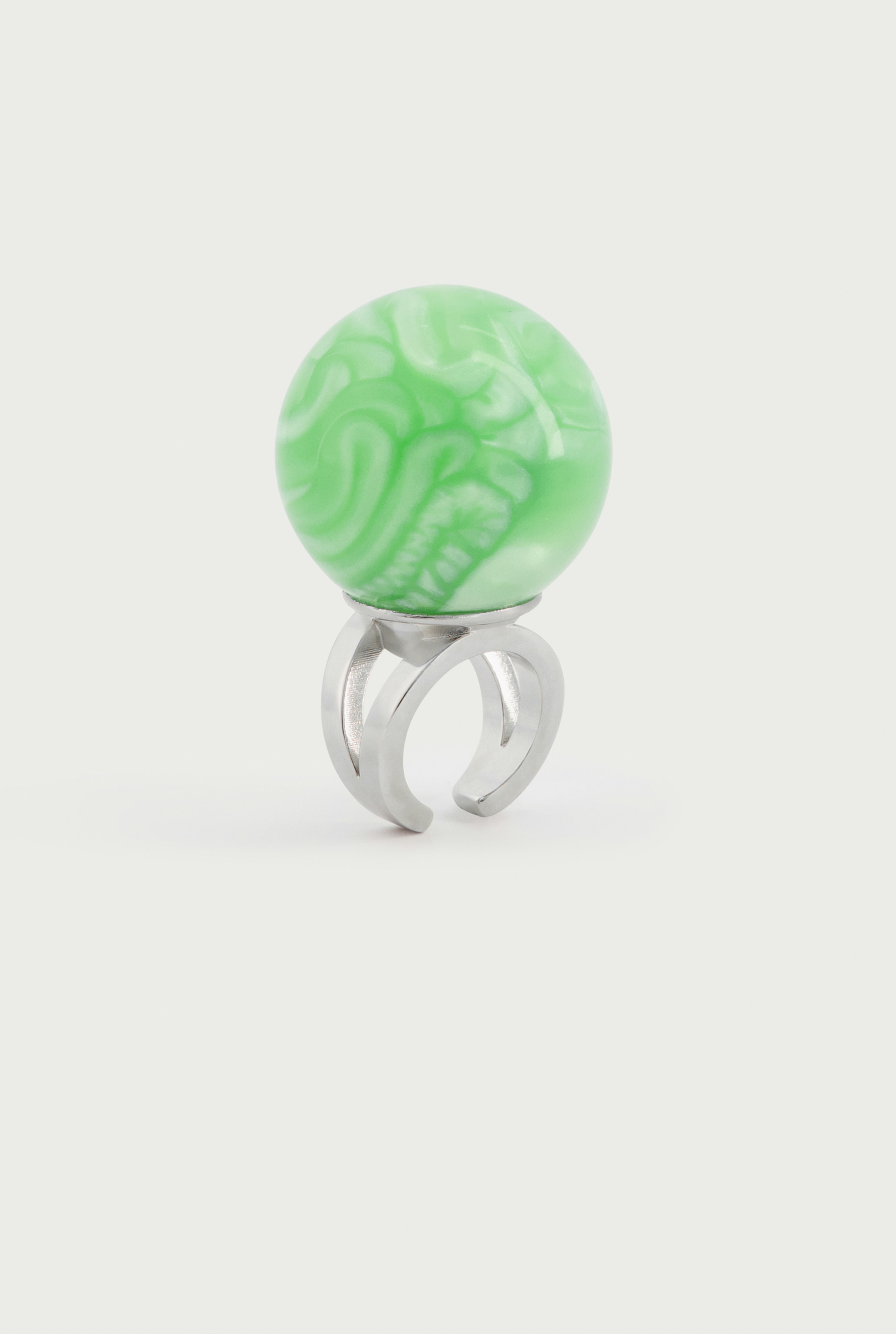 The Green Cyber Ball Ring