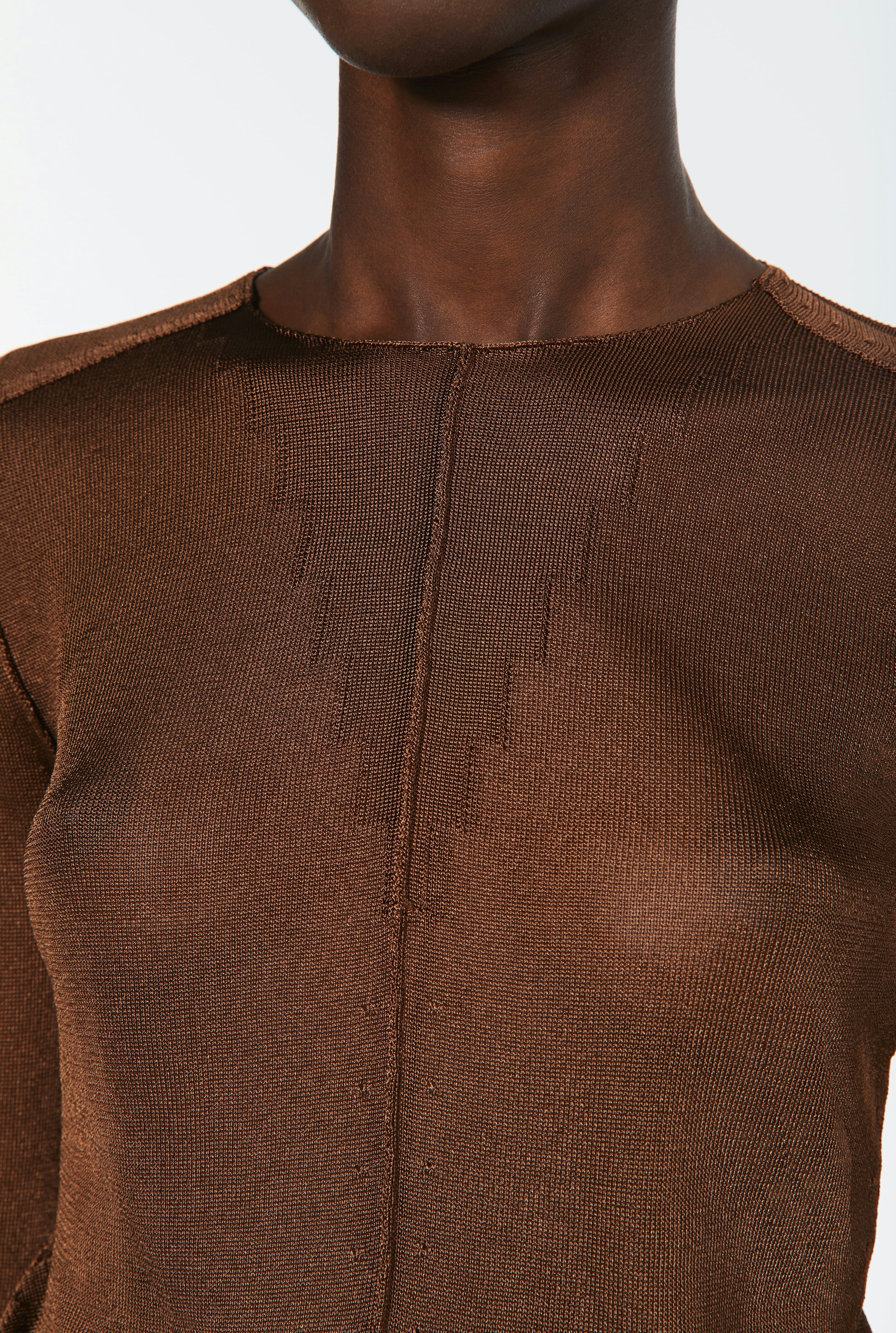 The Brown Knitwear Top