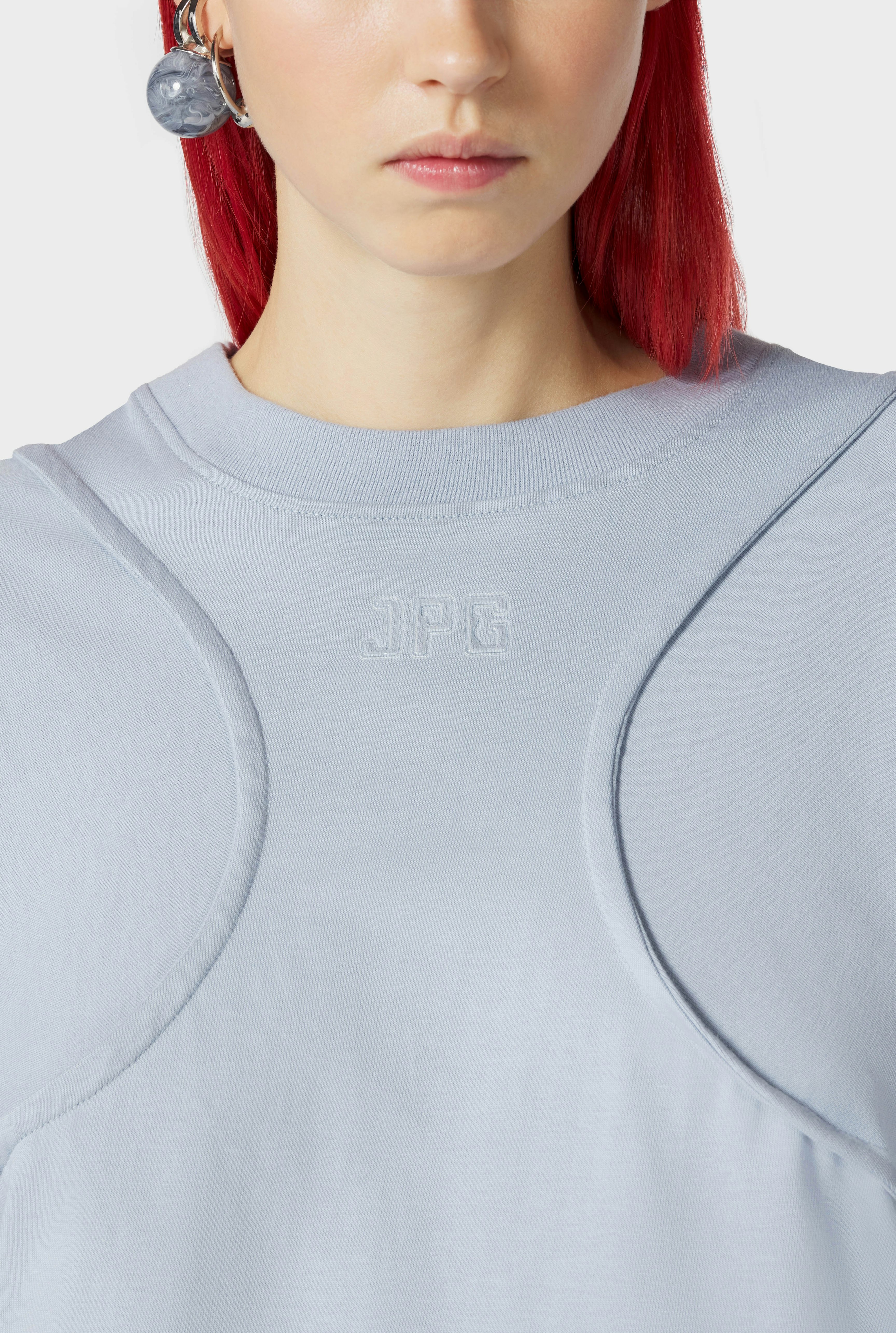 Le T-shirt JPG Bleu Jean Paul Gaultier