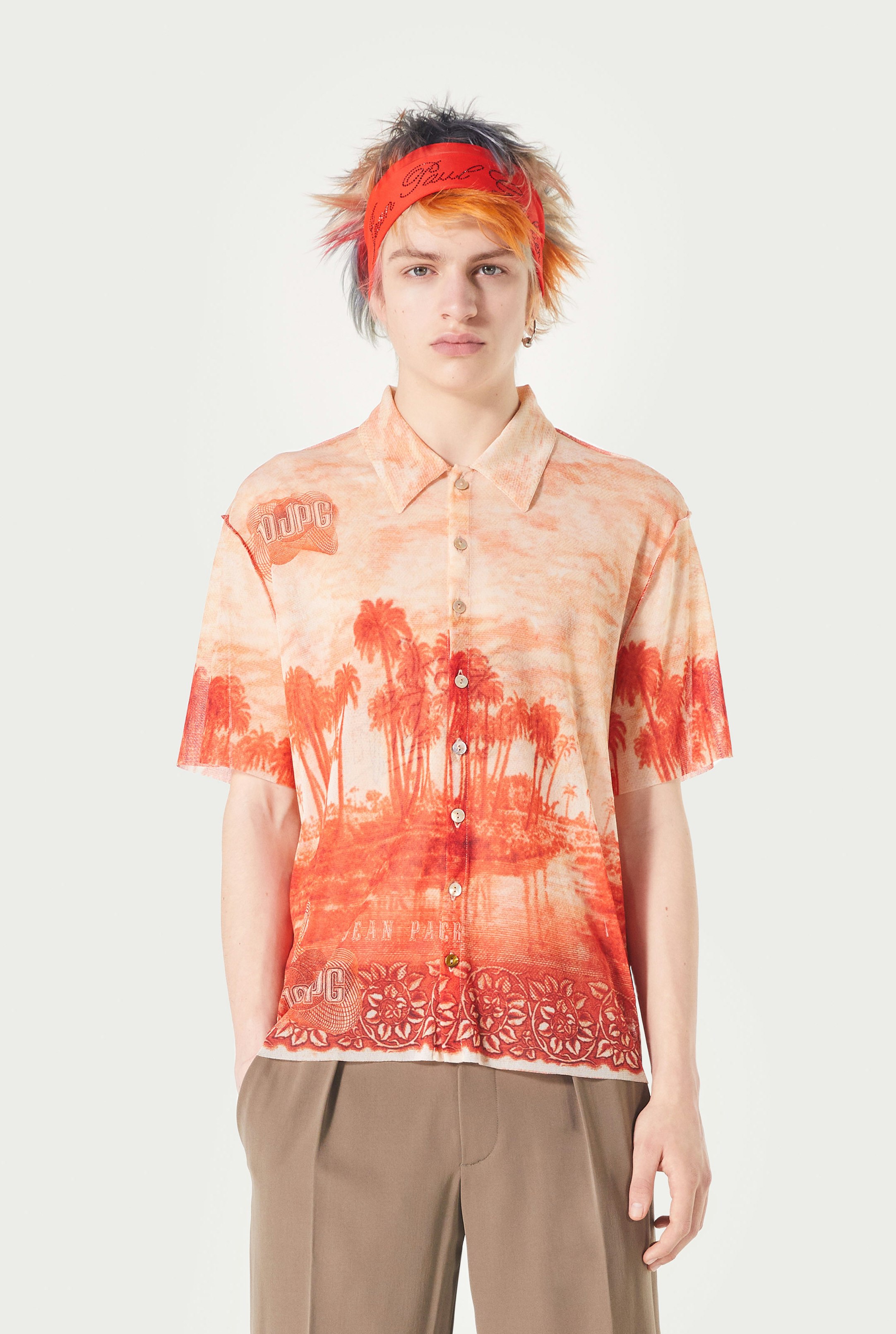 The Palm Tree Summer Shirt Jean Paul Gaultier