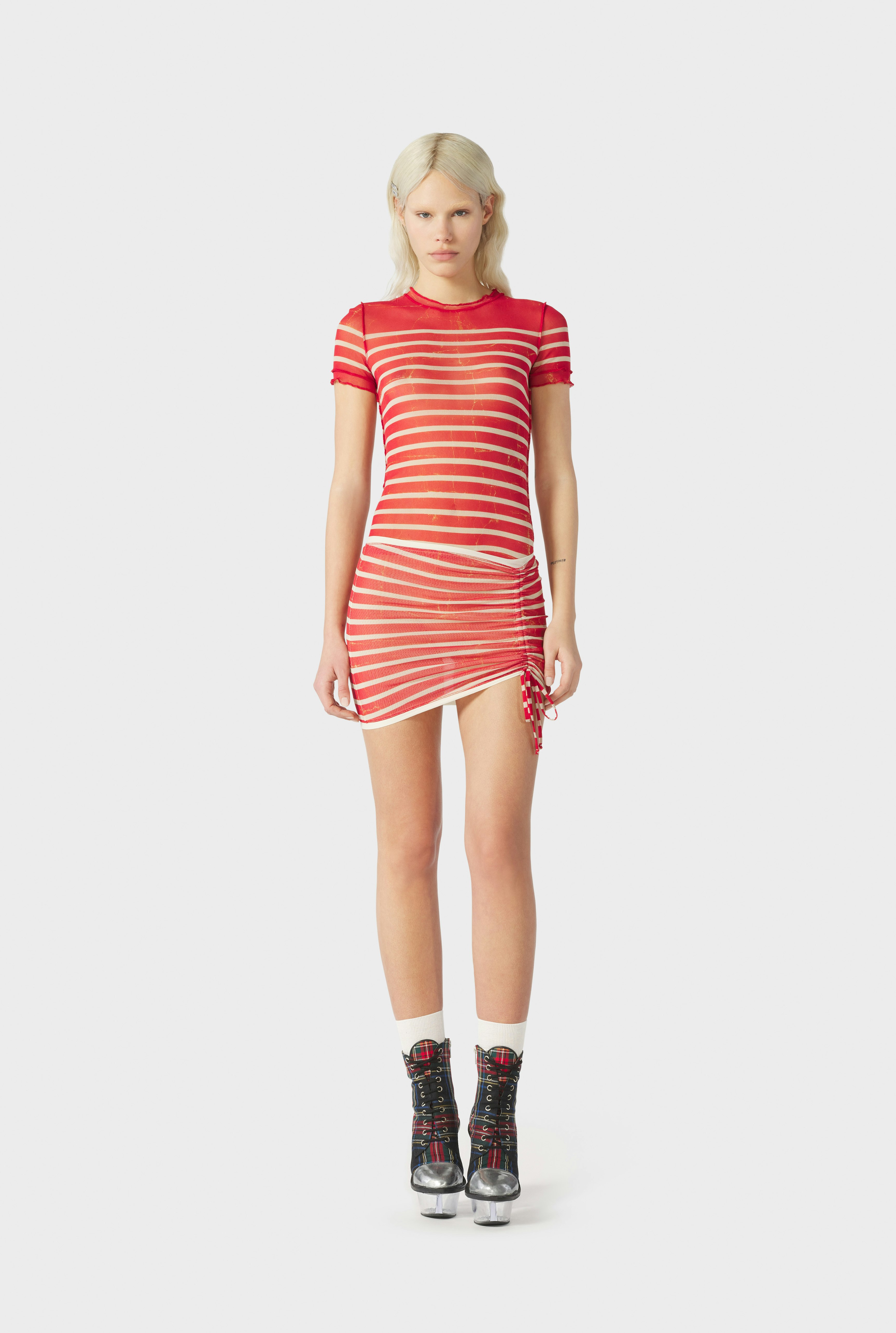 The Red “Crackling” Sailor Top hover
