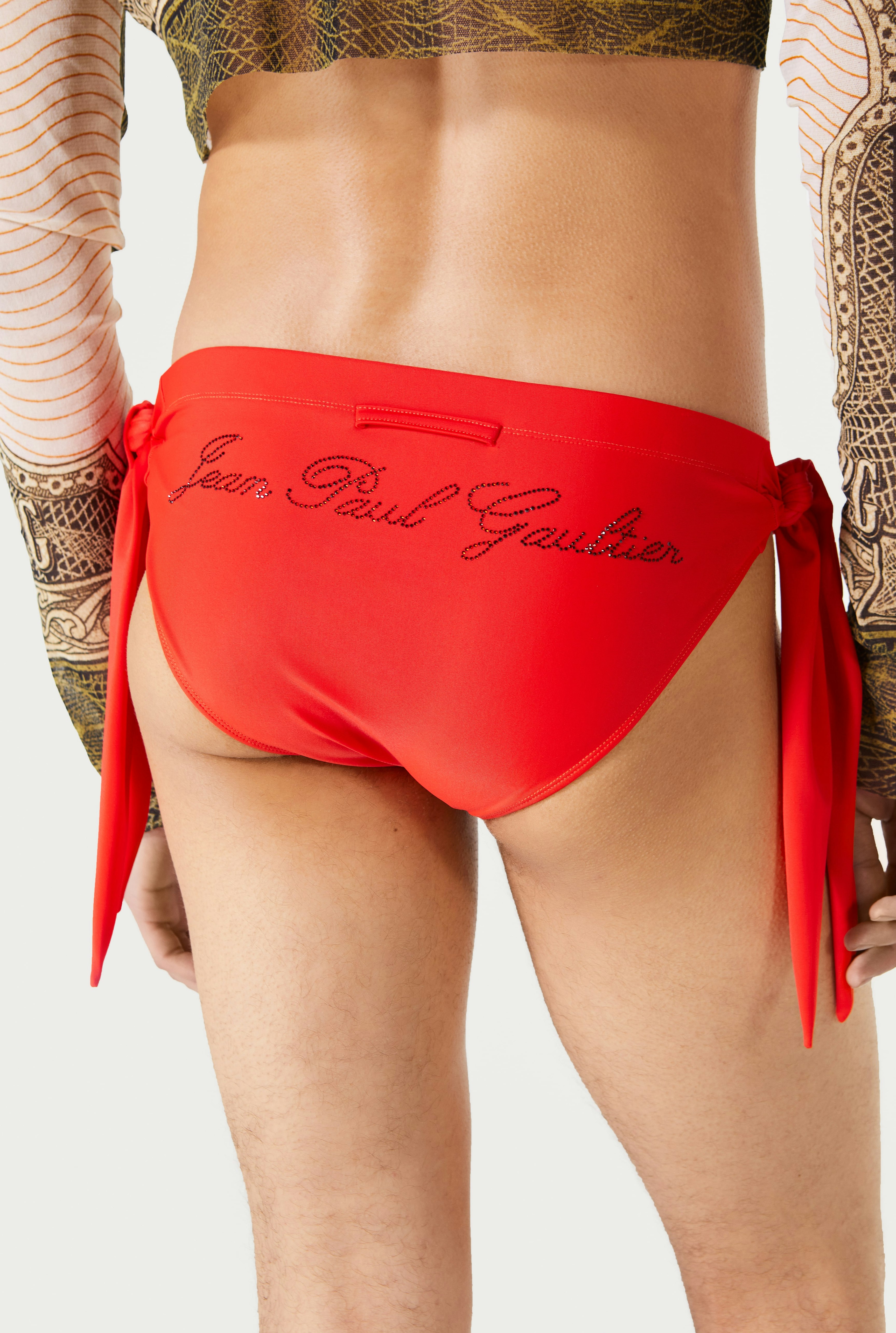 The Red Jean Paul Gaultier Swimming Briefs