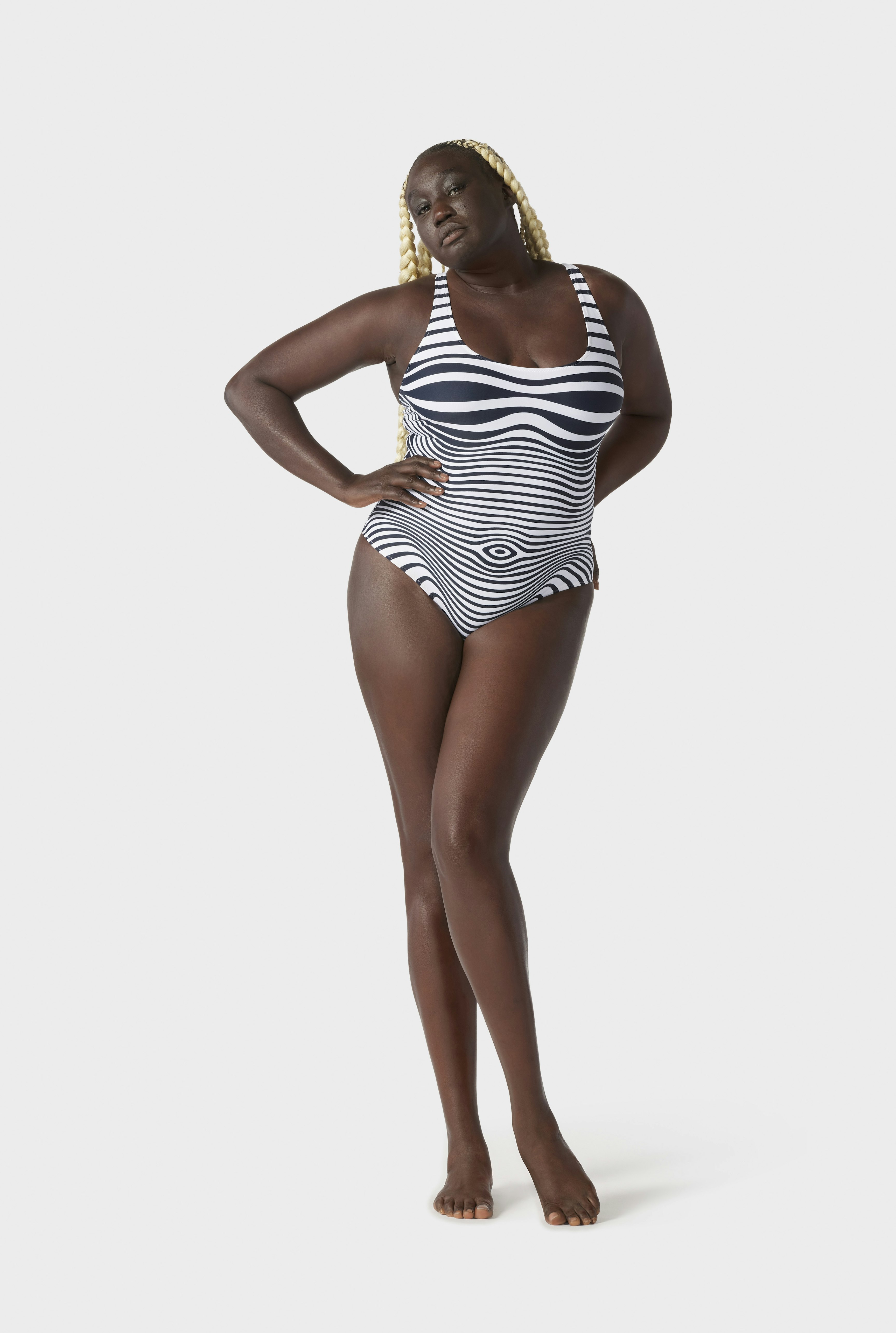 The Navy Blue Body Morphing Swimsuit