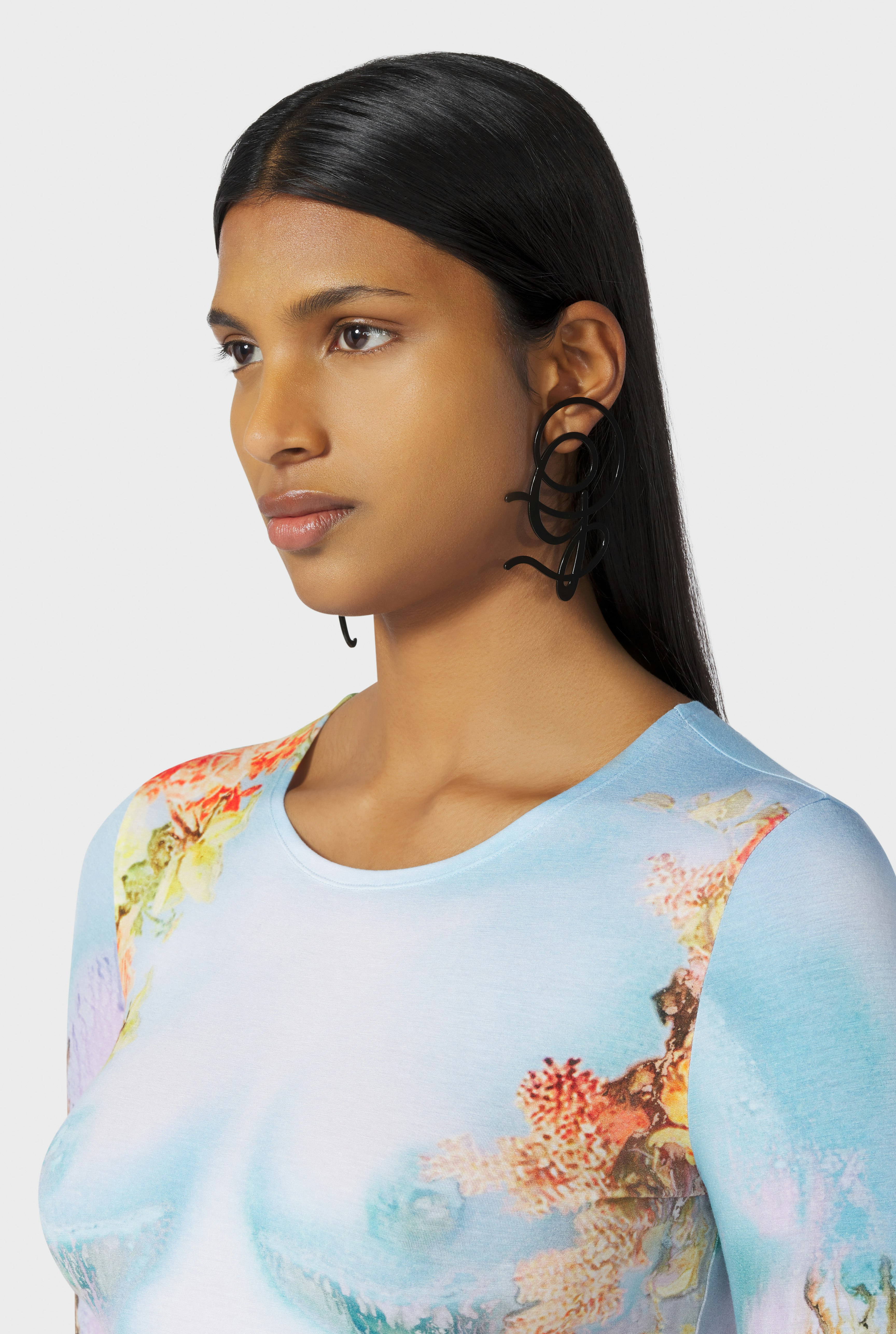 The Blue Body Flower Top