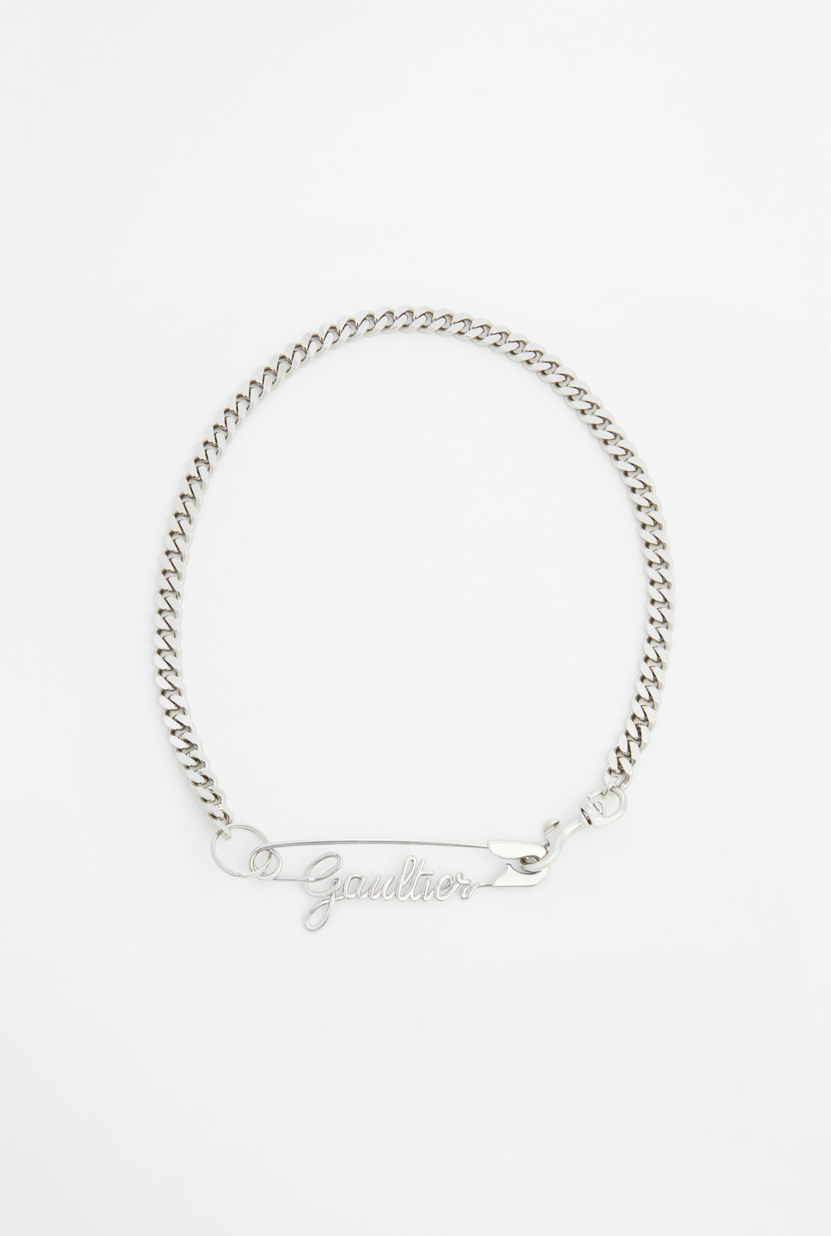 The Gaultier Safety Pin necklace 