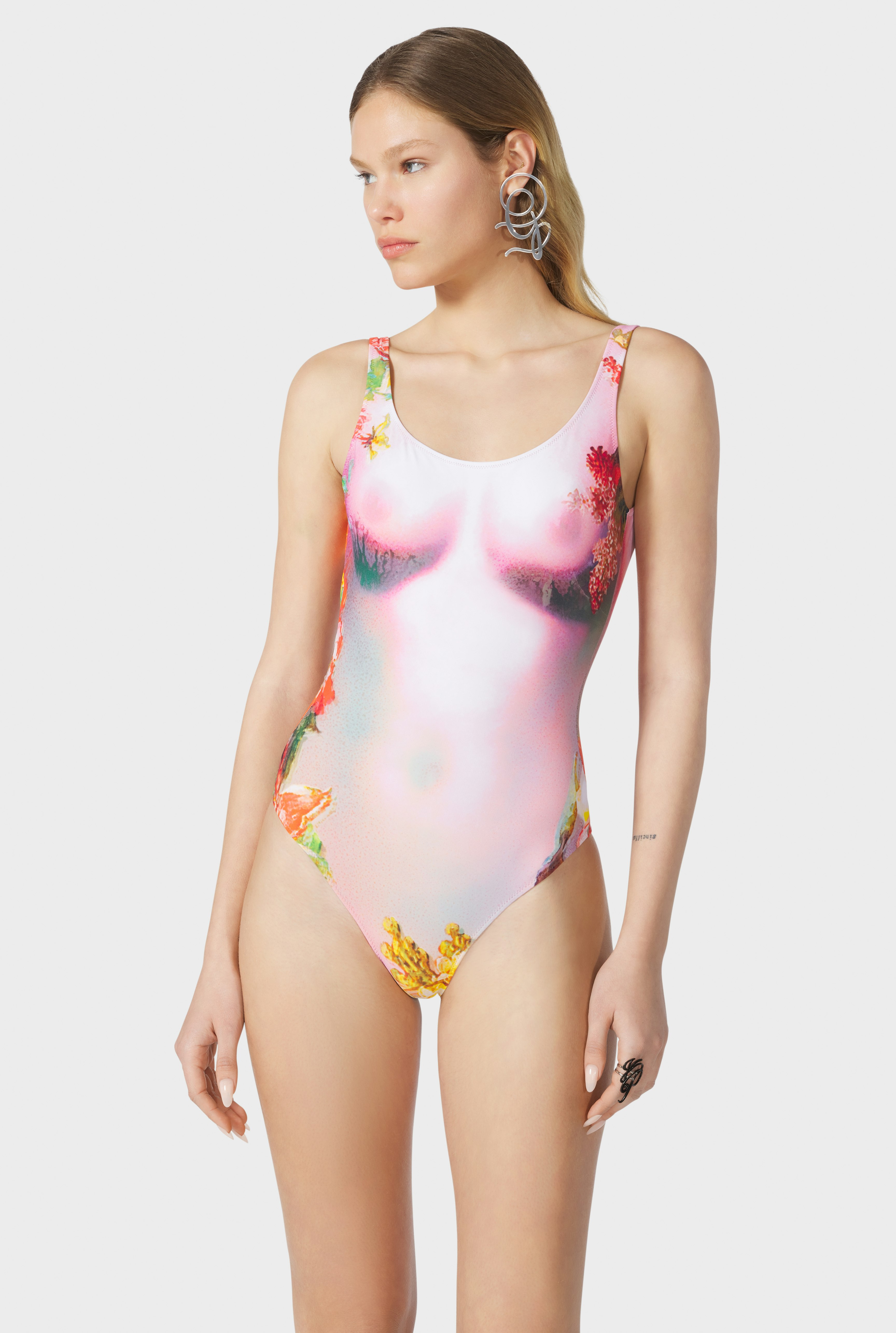 The Pink Body Flower Swimsuit