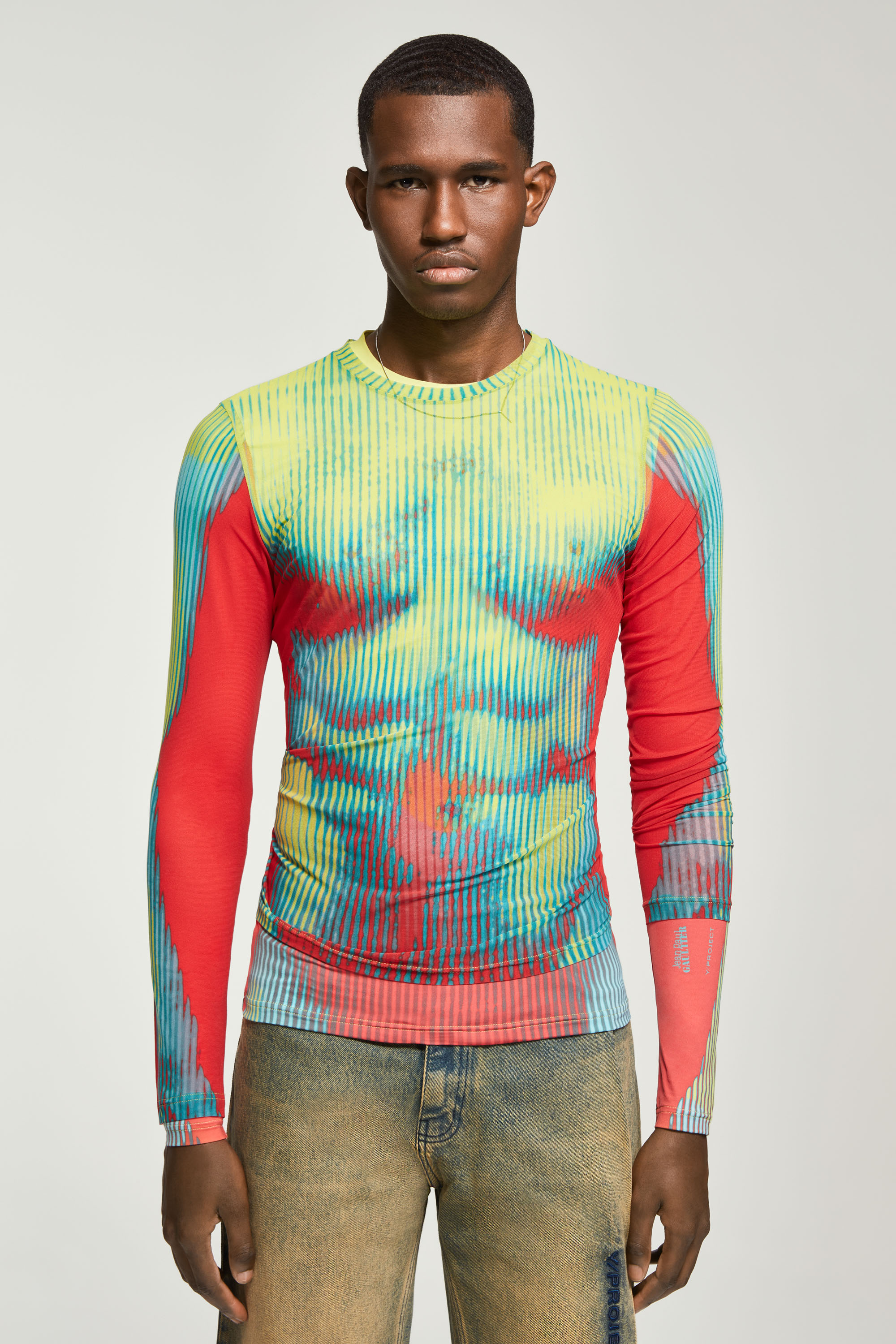 Jean Paul Gaultier - The Green & Red Body Morph Top JPG x Y/Project