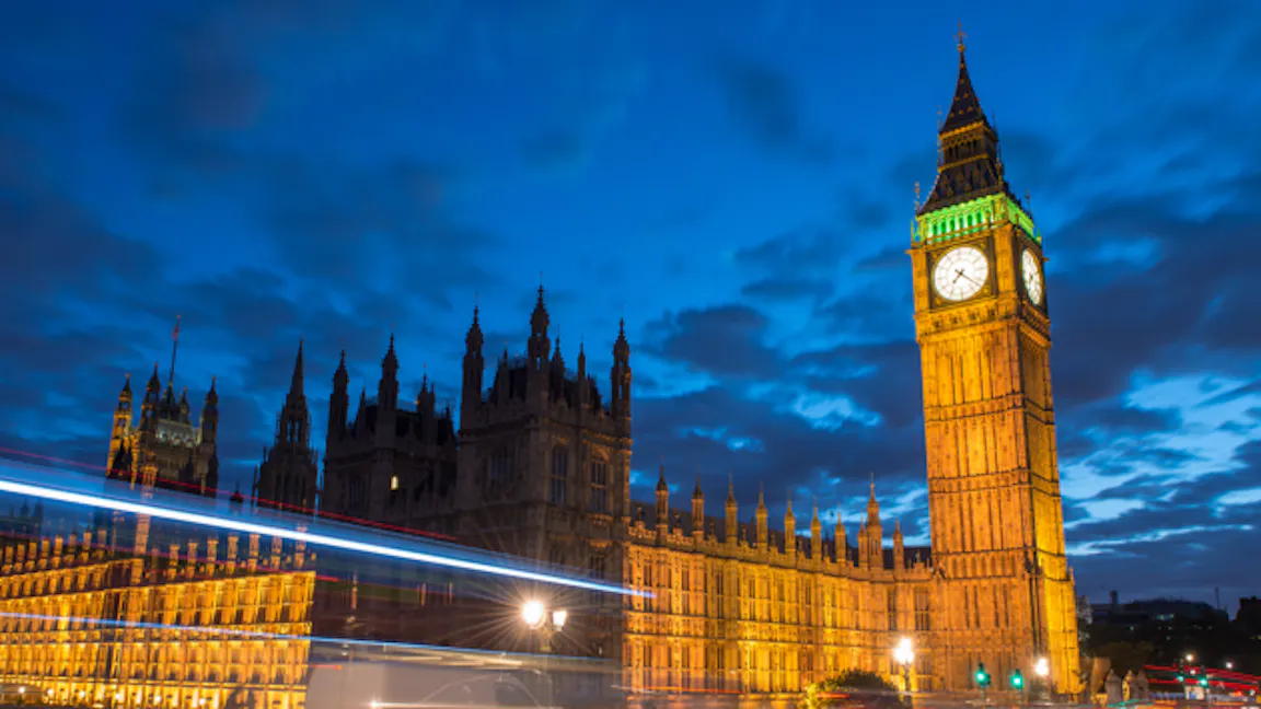 London Houses of Parliament at night