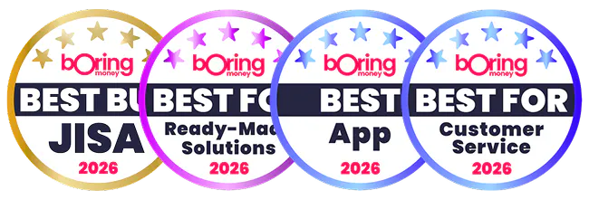 Our Junior ISA was named a Boring Money Best Buy JISA for 2026.