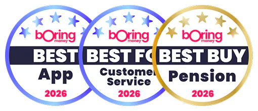 Borning Money Awards: Best App 2026, Best For Customer Service 2026, Best Buy Pension 2026