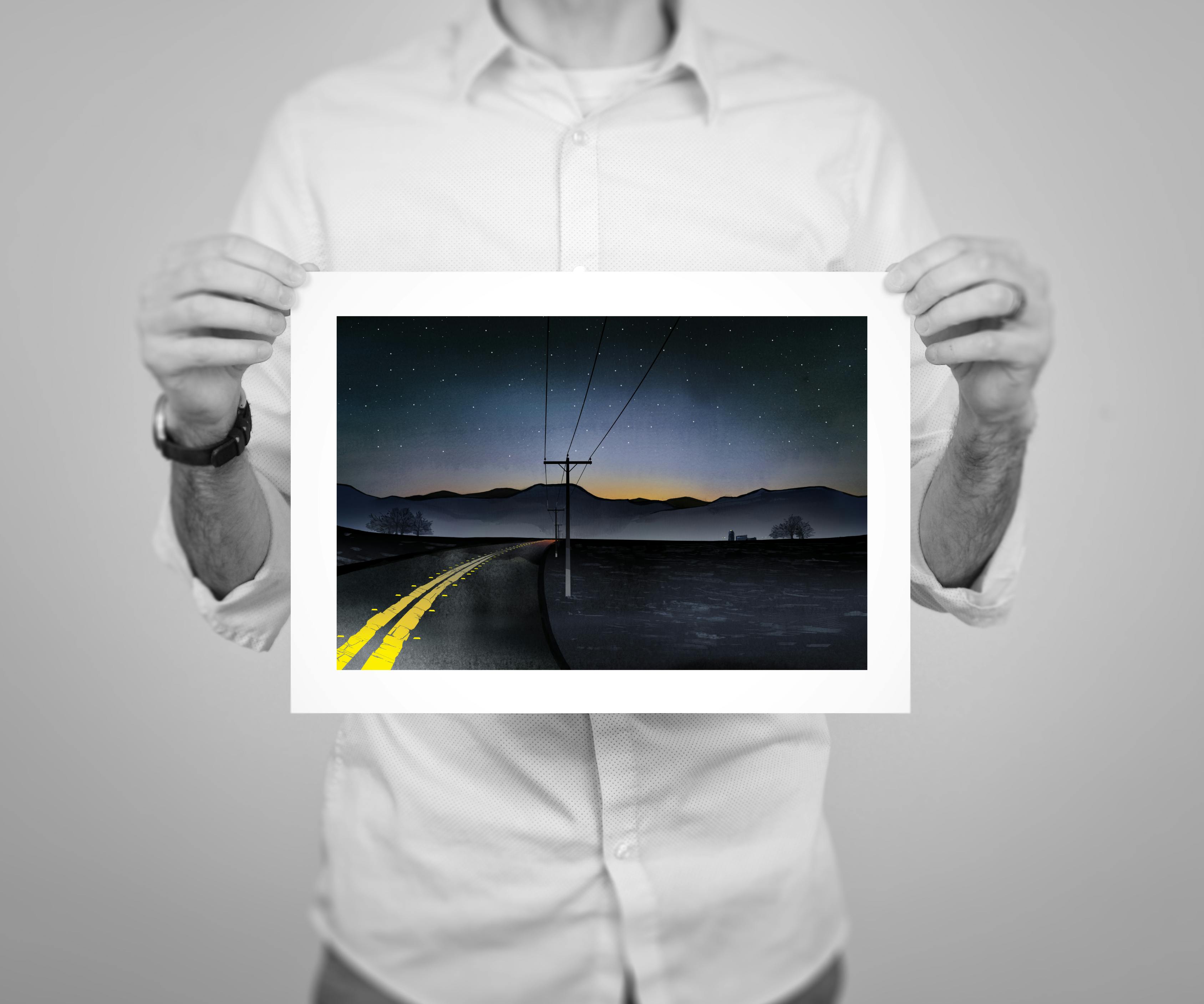 Homeward: 12 x 8" giclee print