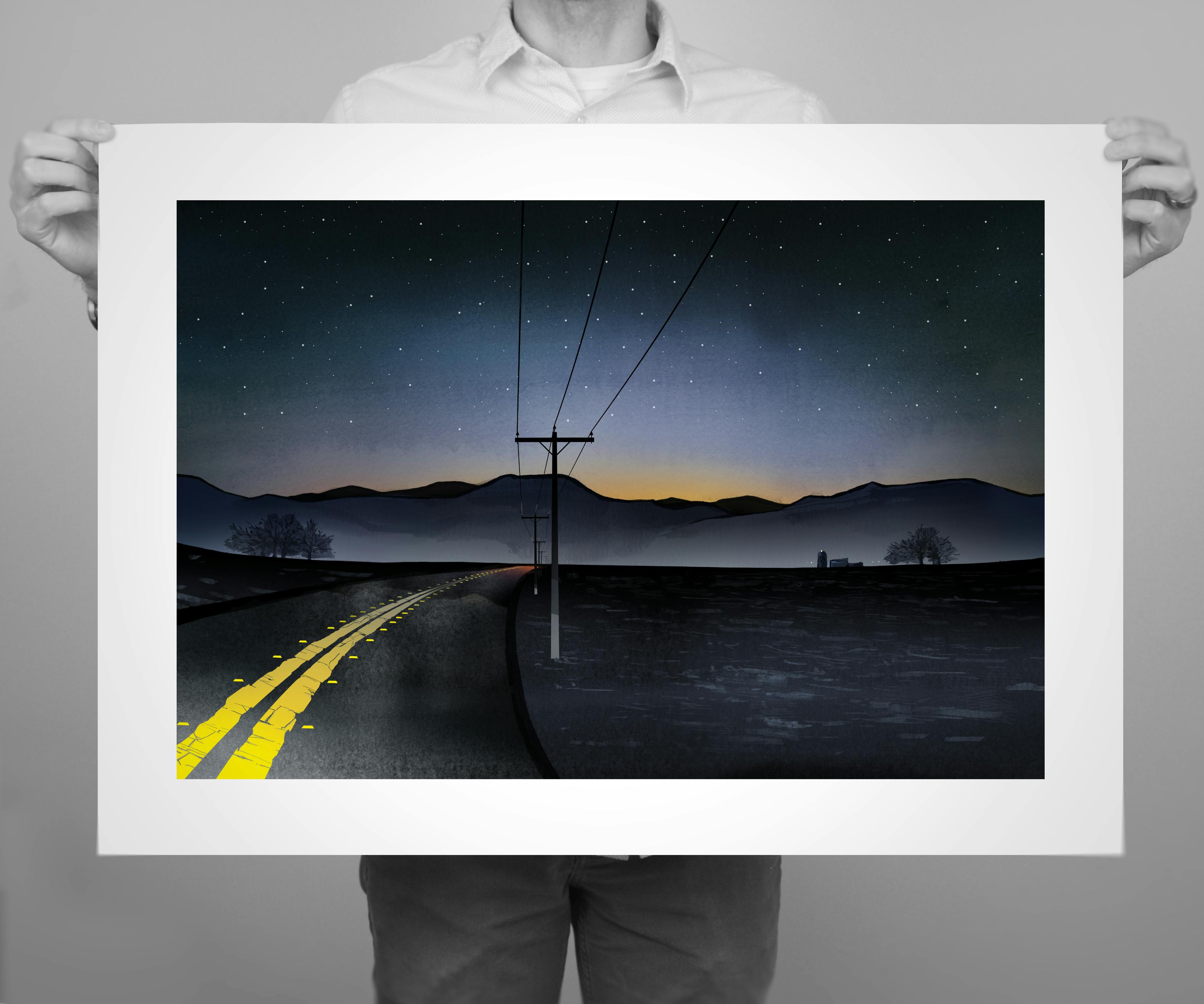 Homeward: 24 x 16" giclee print